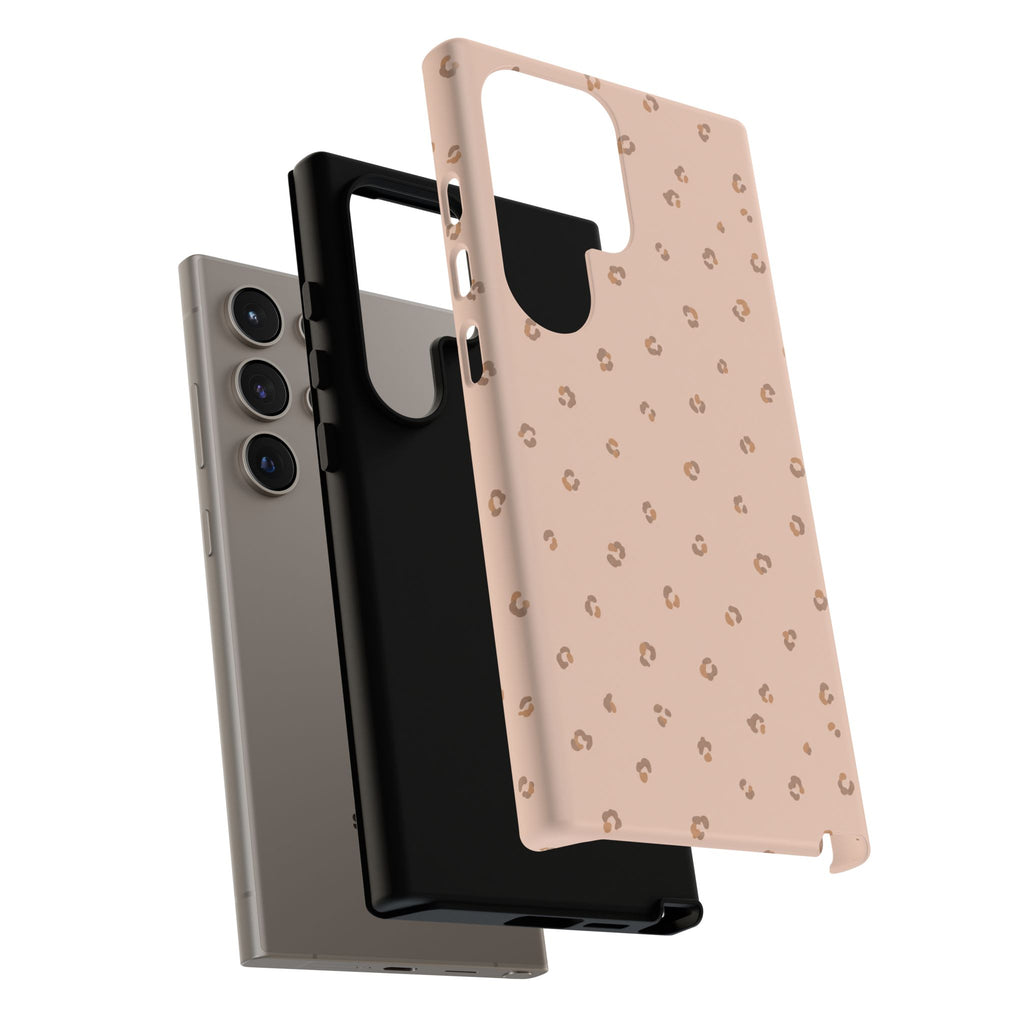Pink Leopard Phone Case — Soft Blush