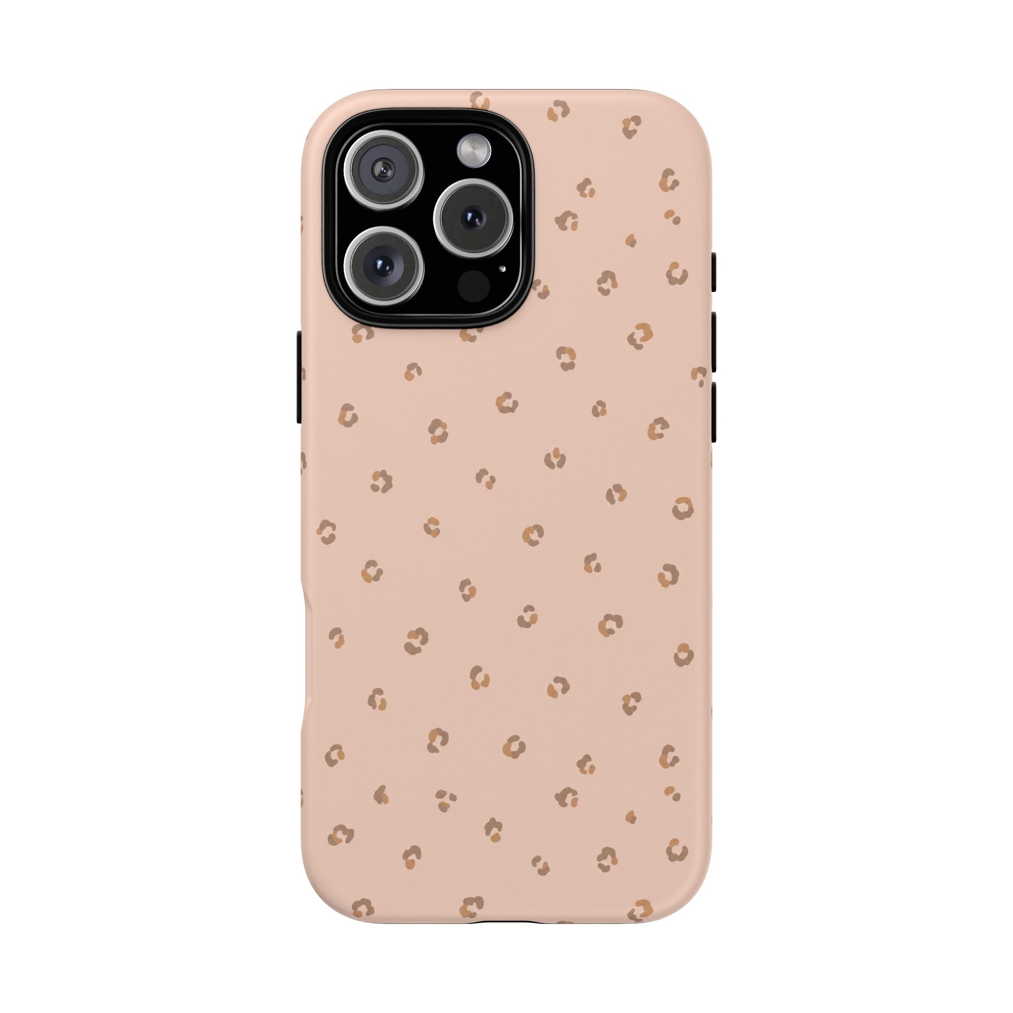 Pink Leopard Phone Case — Soft Blush
