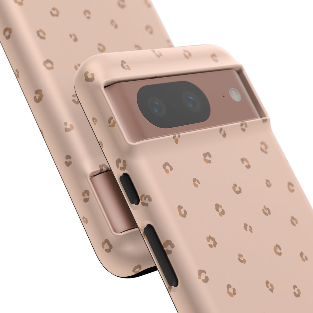 Pink Leopard Phone Case — Soft Blush