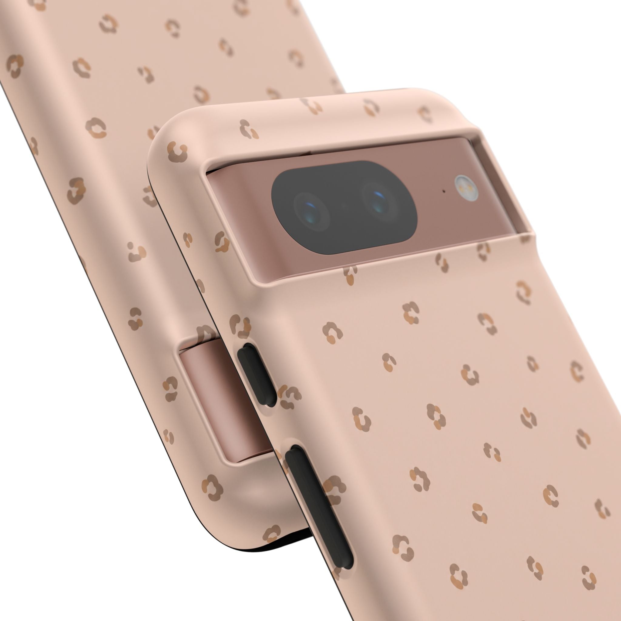 Pink Leopard Phone Case — Soft Blush