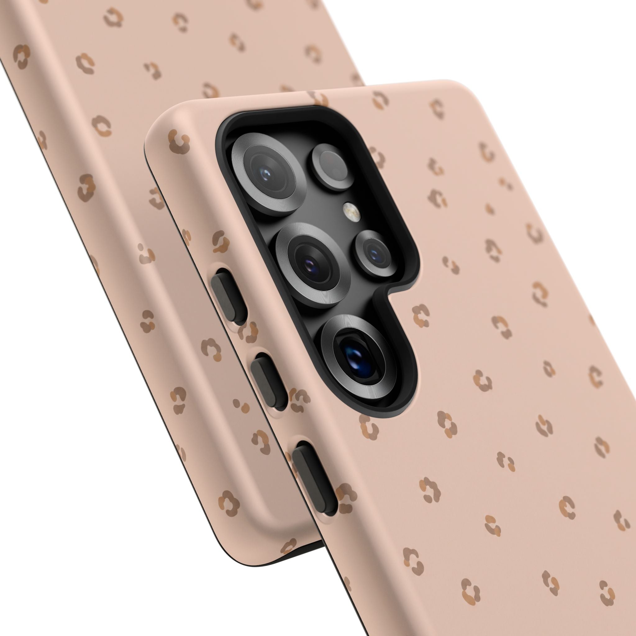 Pink Leopard Phone Case — Soft Blush