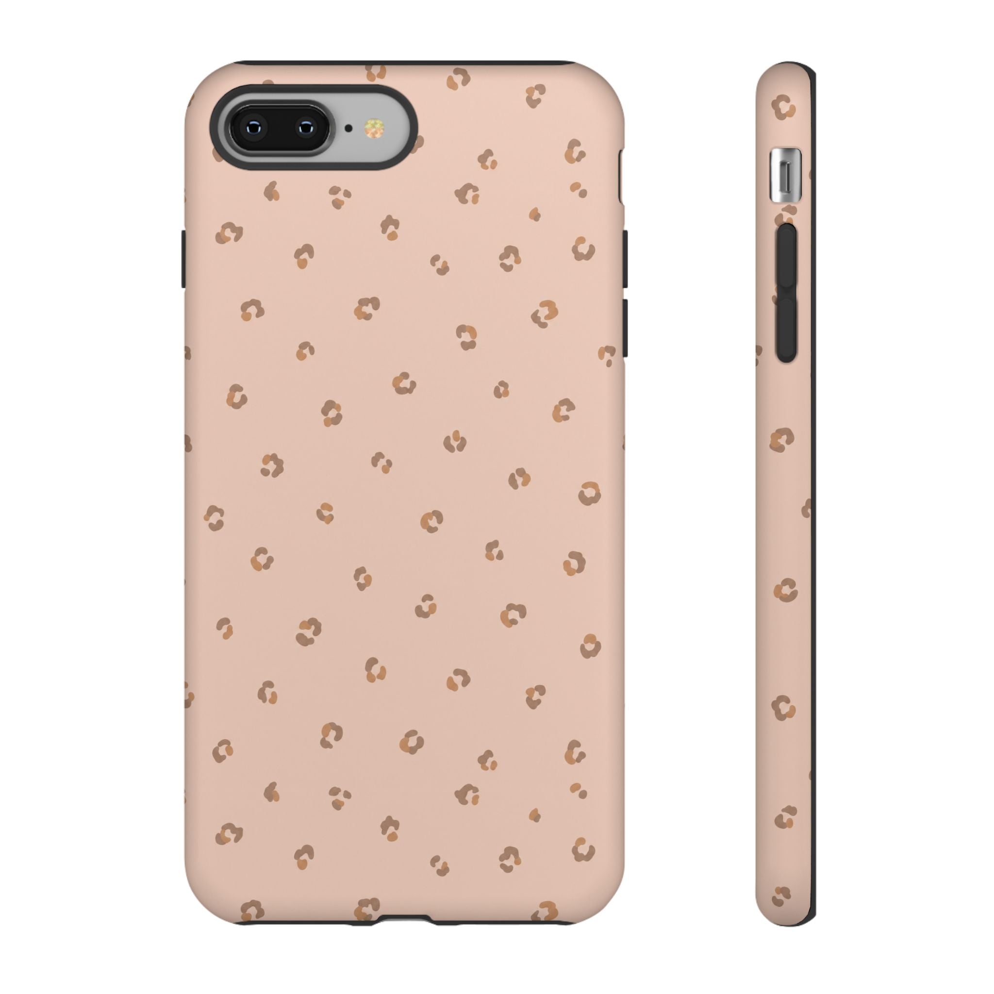 Pink Leopard Phone Case — Soft Blush