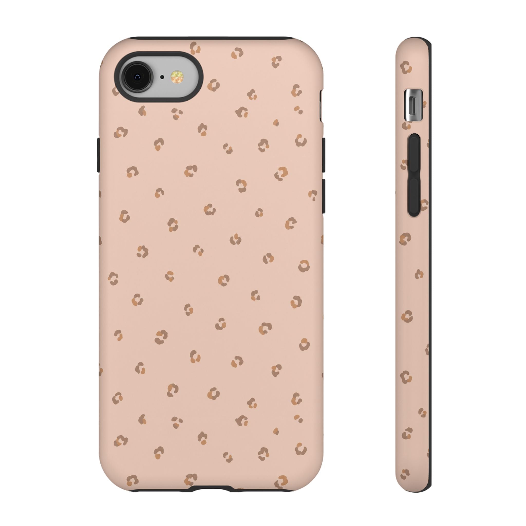 Pink Leopard Phone Case — Soft Blush