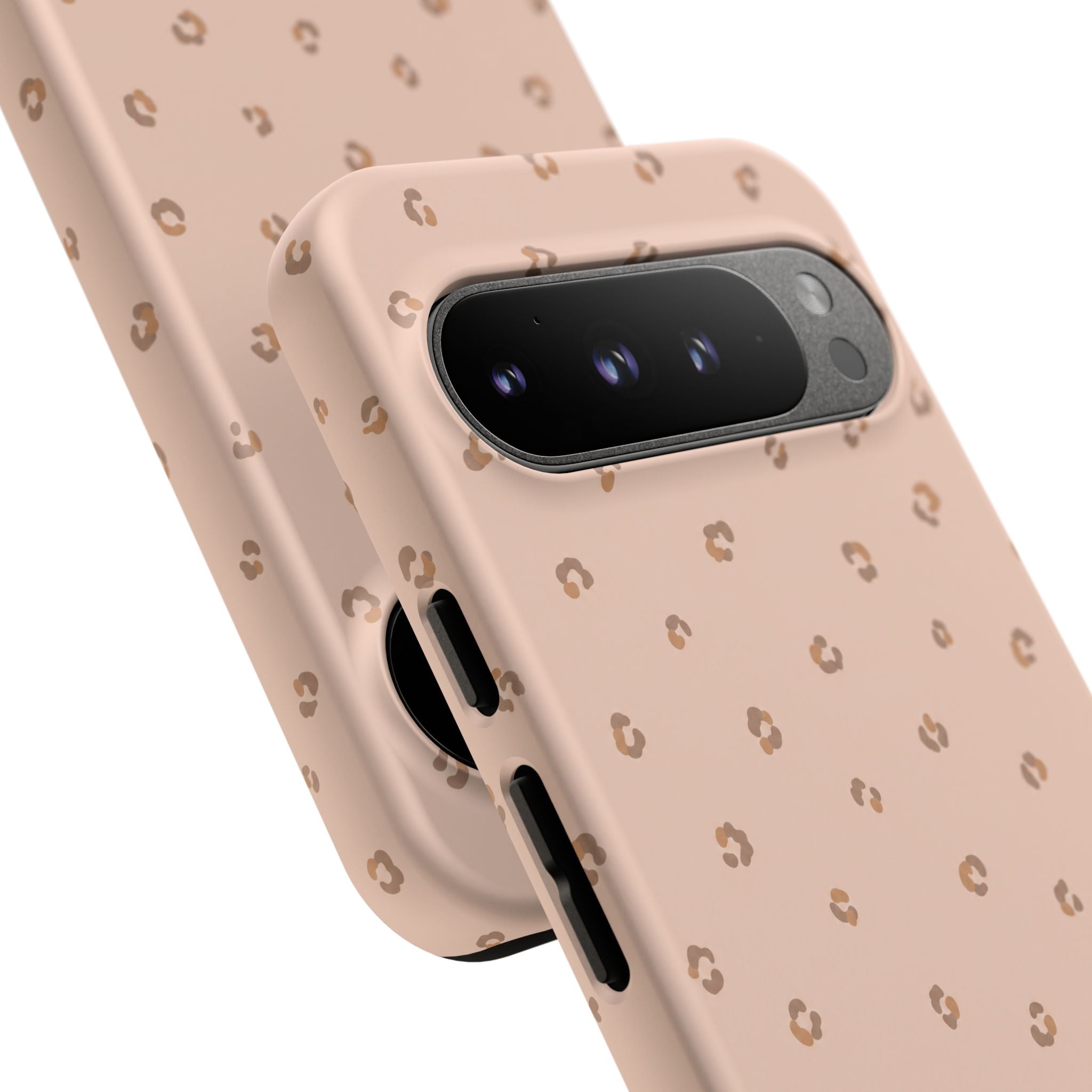 Pink Leopard Phone Case — Soft Blush