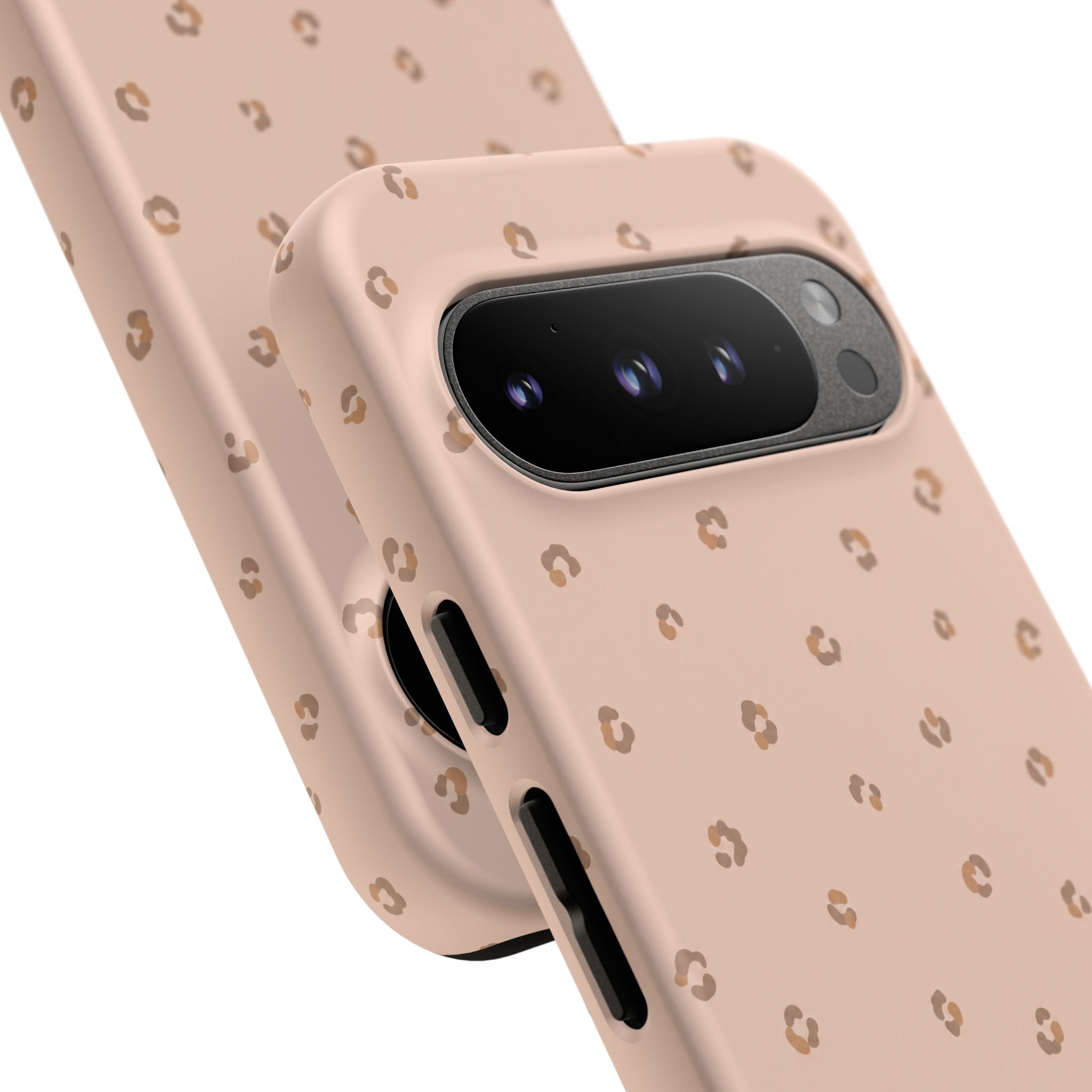 Pink Leopard Phone Case — Soft Blush