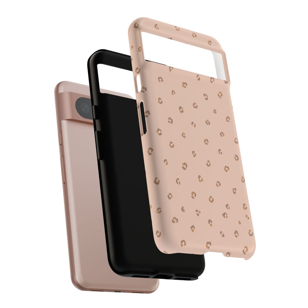 Pink Leopard Phone Case — Soft Blush