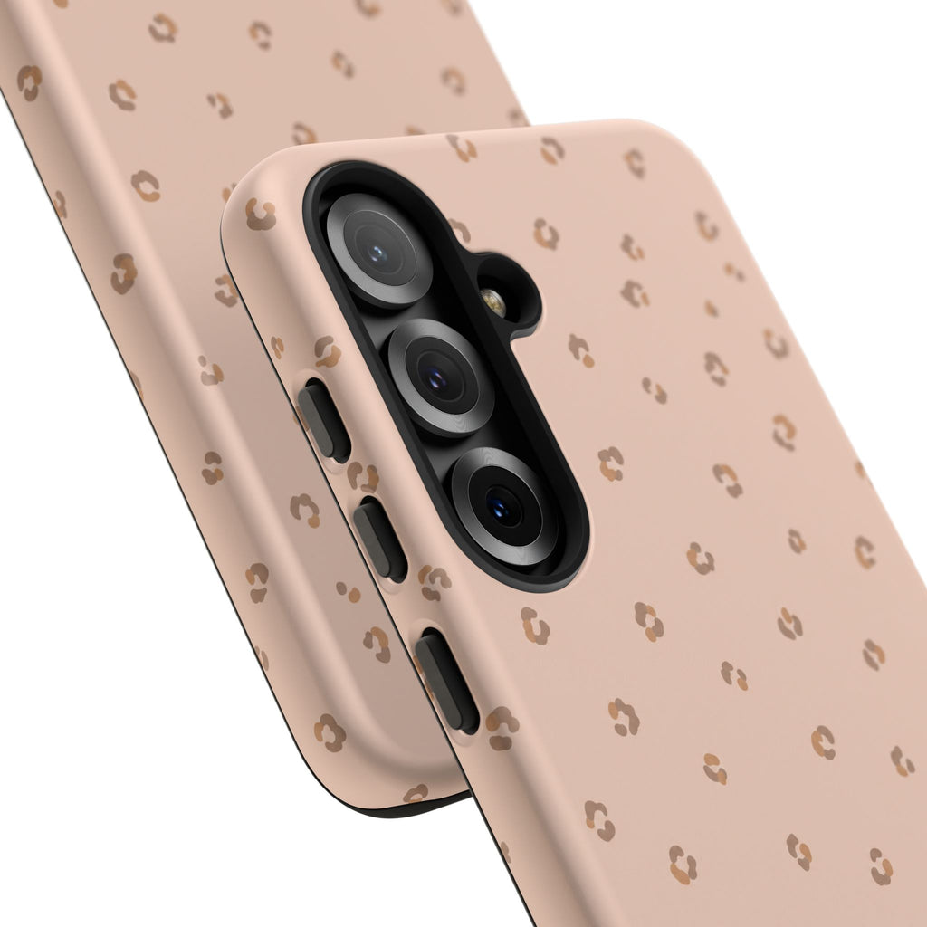 Pink Leopard Phone Case — Soft Blush
