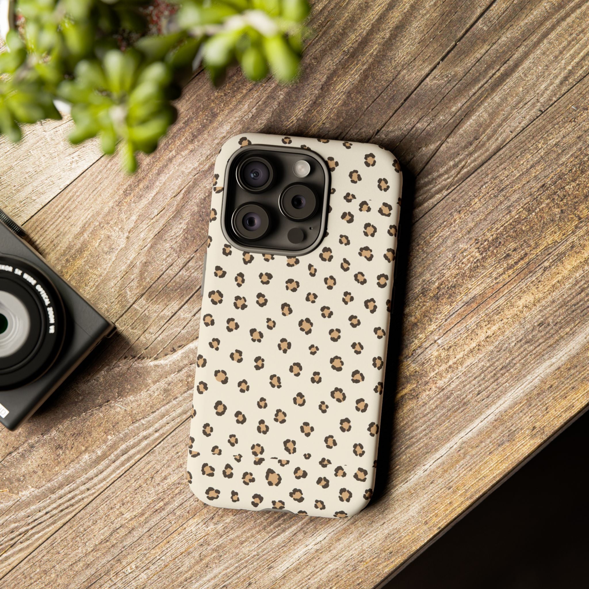 Cheetah Print Phone Case — Warm Neutral