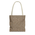 Leopard Print Tote Bag — Classic Cream