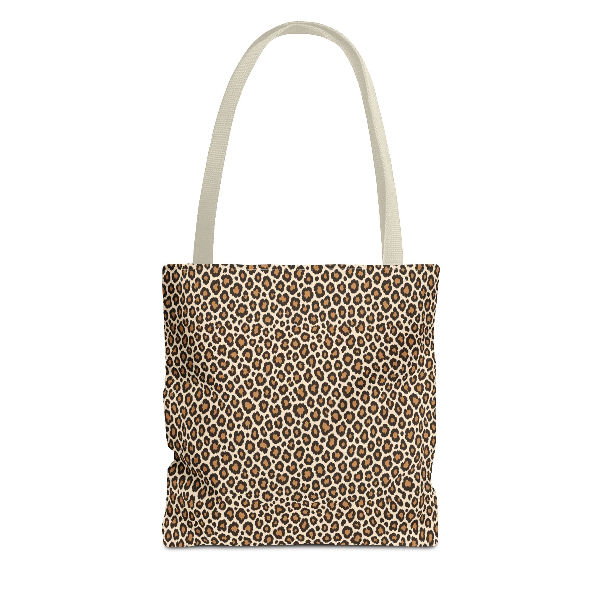 Leopard Print Tote Bag — Classic Cream