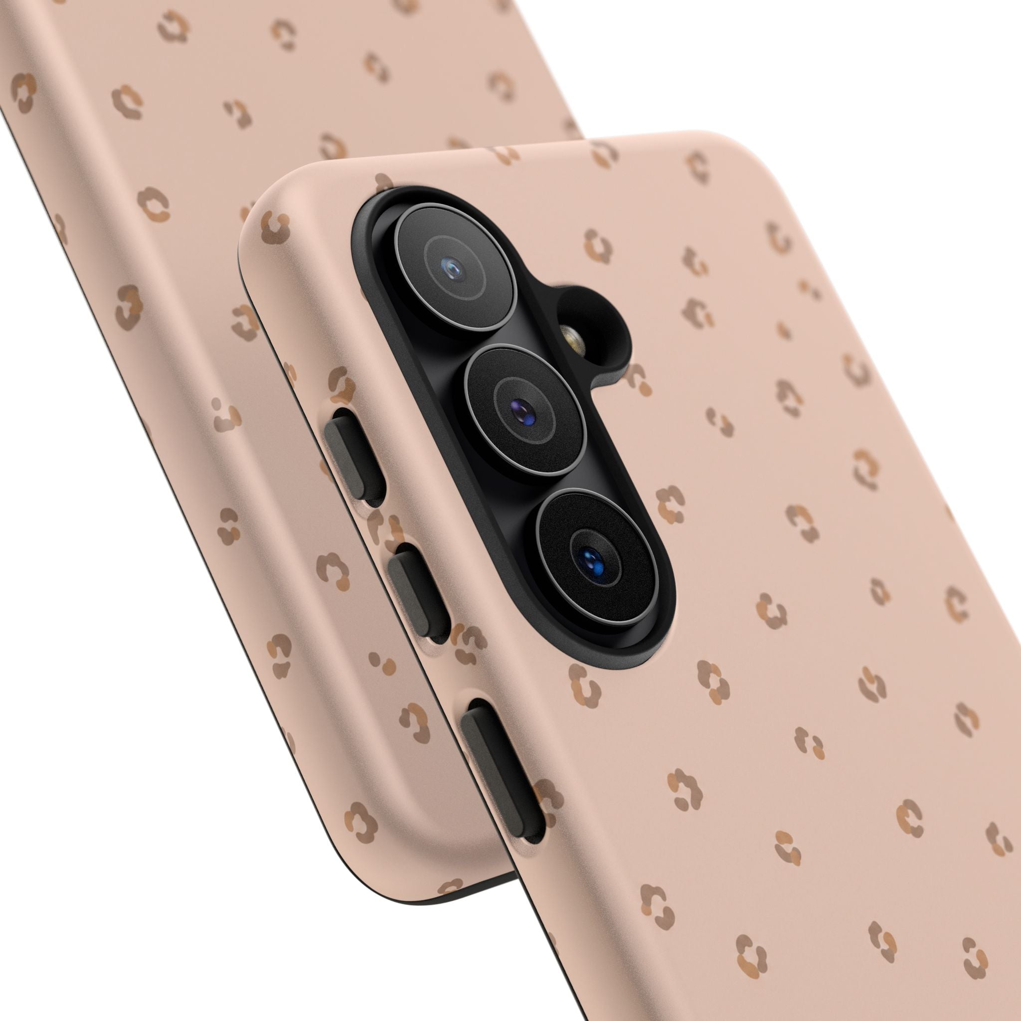 Pink Leopard Phone Case — Soft Blush