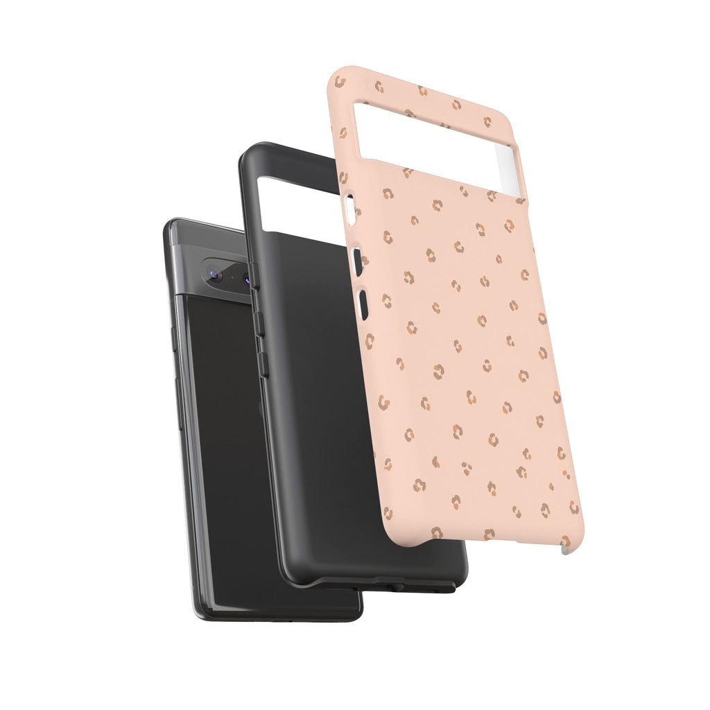 Pink Leopard Phone Case — Soft Blush