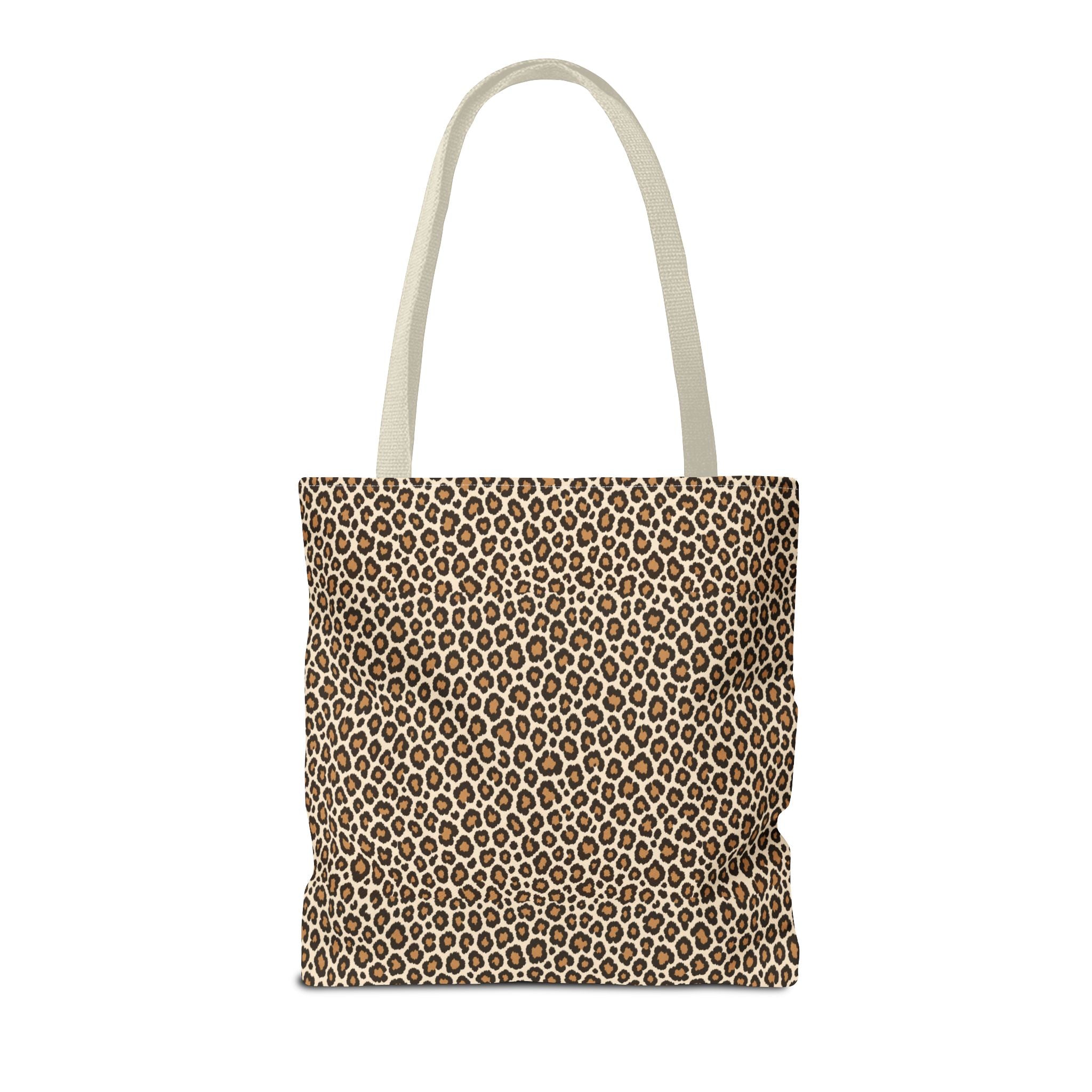 Leopard Print Tote Bag — Classic Cream