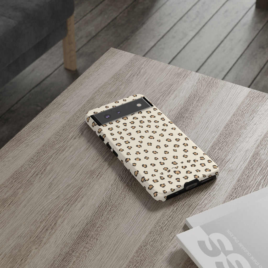 Cheetah Print Phone Case — Warm Neutral