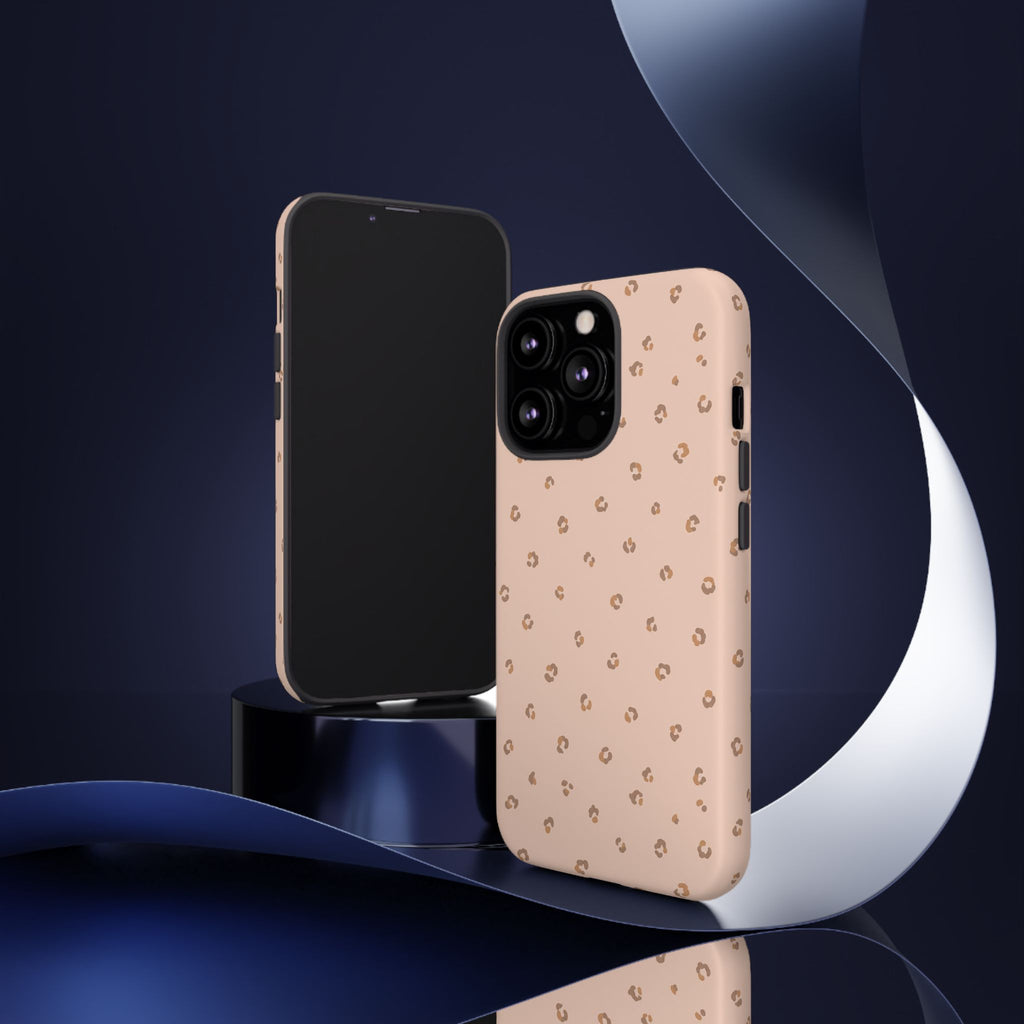Pink Leopard Phone Case — Soft Blush