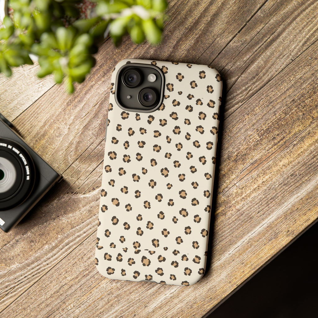 Cheetah Print Phone Case — Warm Neutral