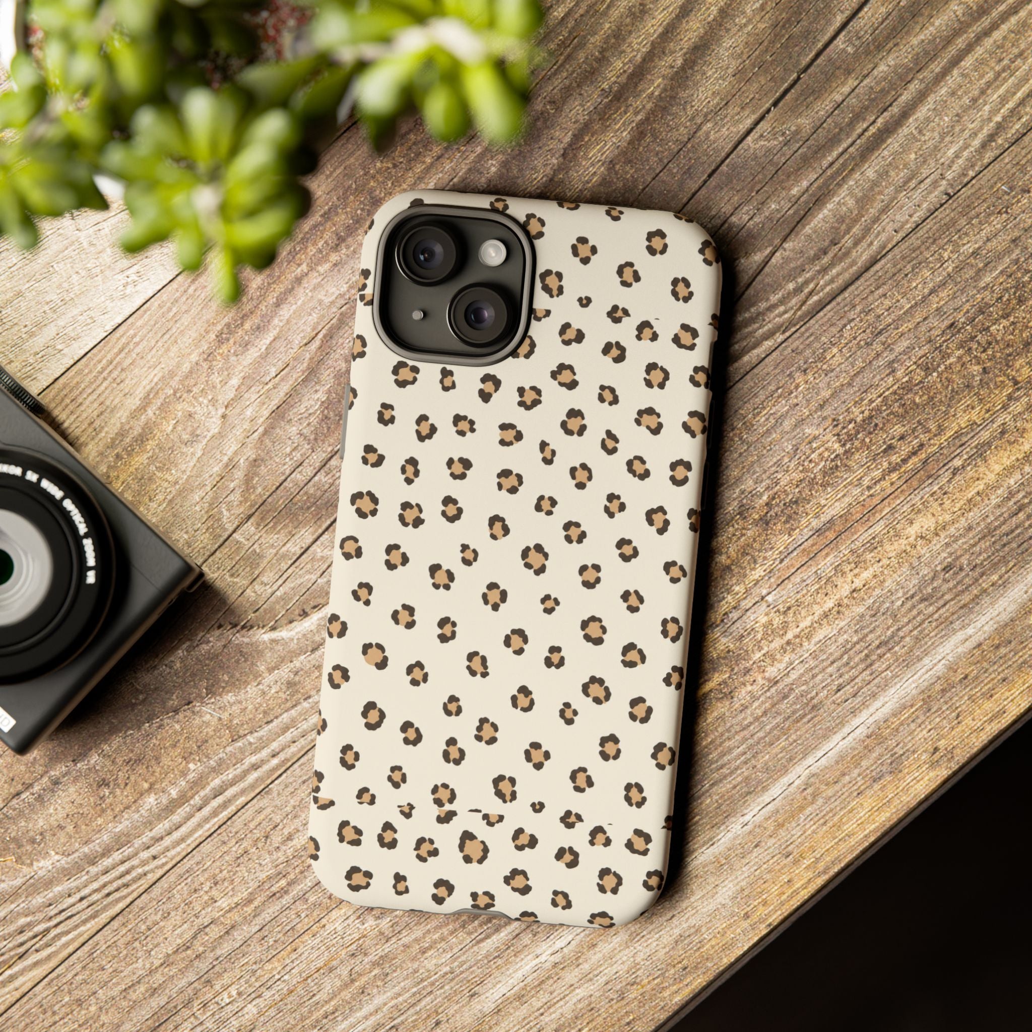 Cheetah Print Phone Case — Warm Neutral