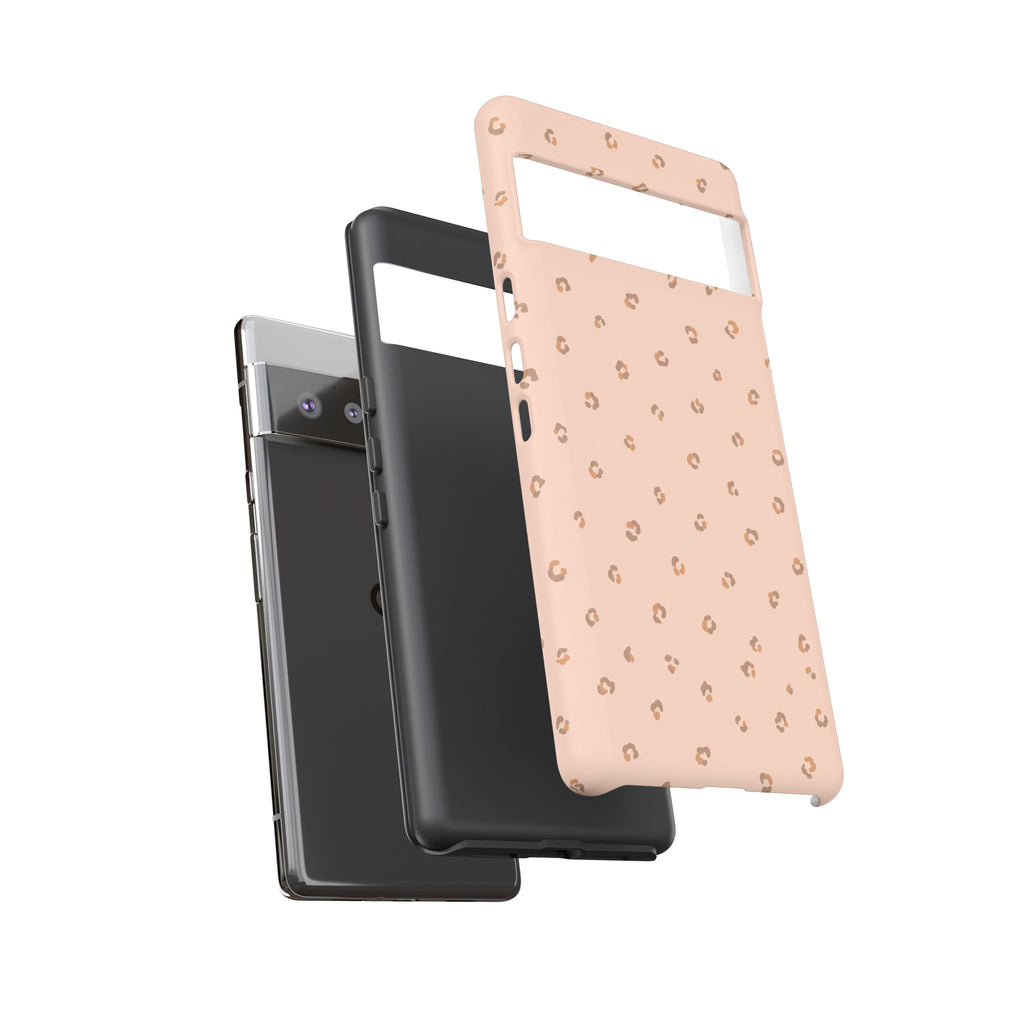 Pink Leopard Phone Case — Soft Blush