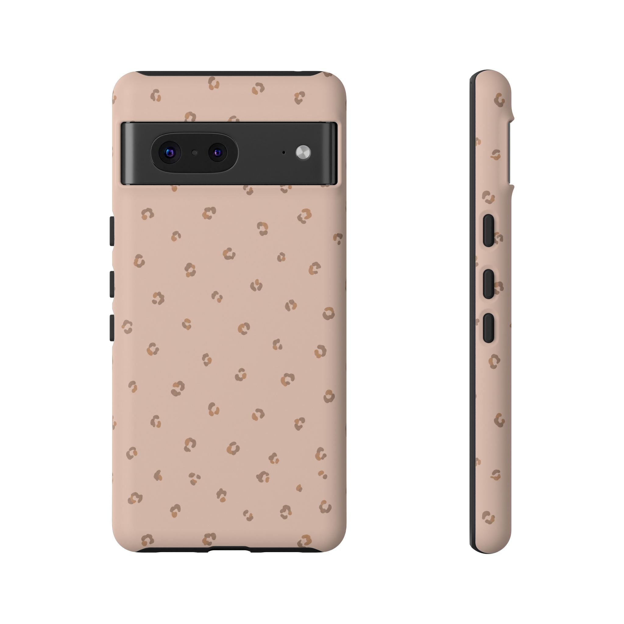 Pink Leopard Phone Case — Soft Blush