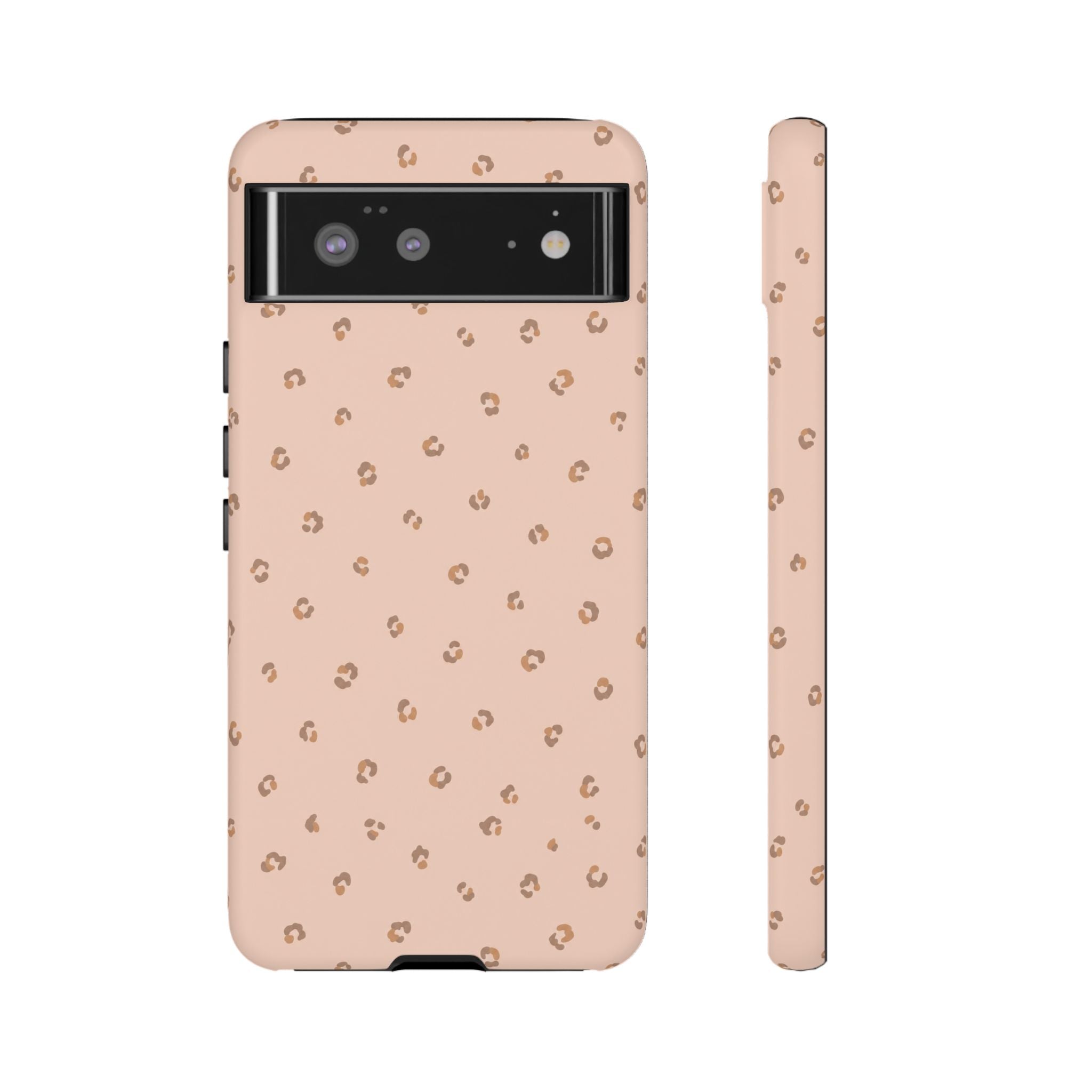 Pink Leopard Phone Case — Soft Blush