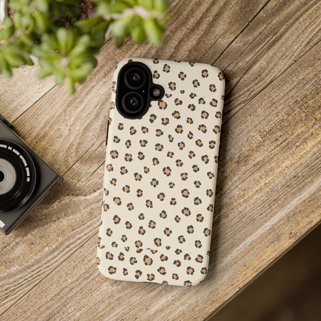 Cheetah Print Phone Case — Warm Neutral