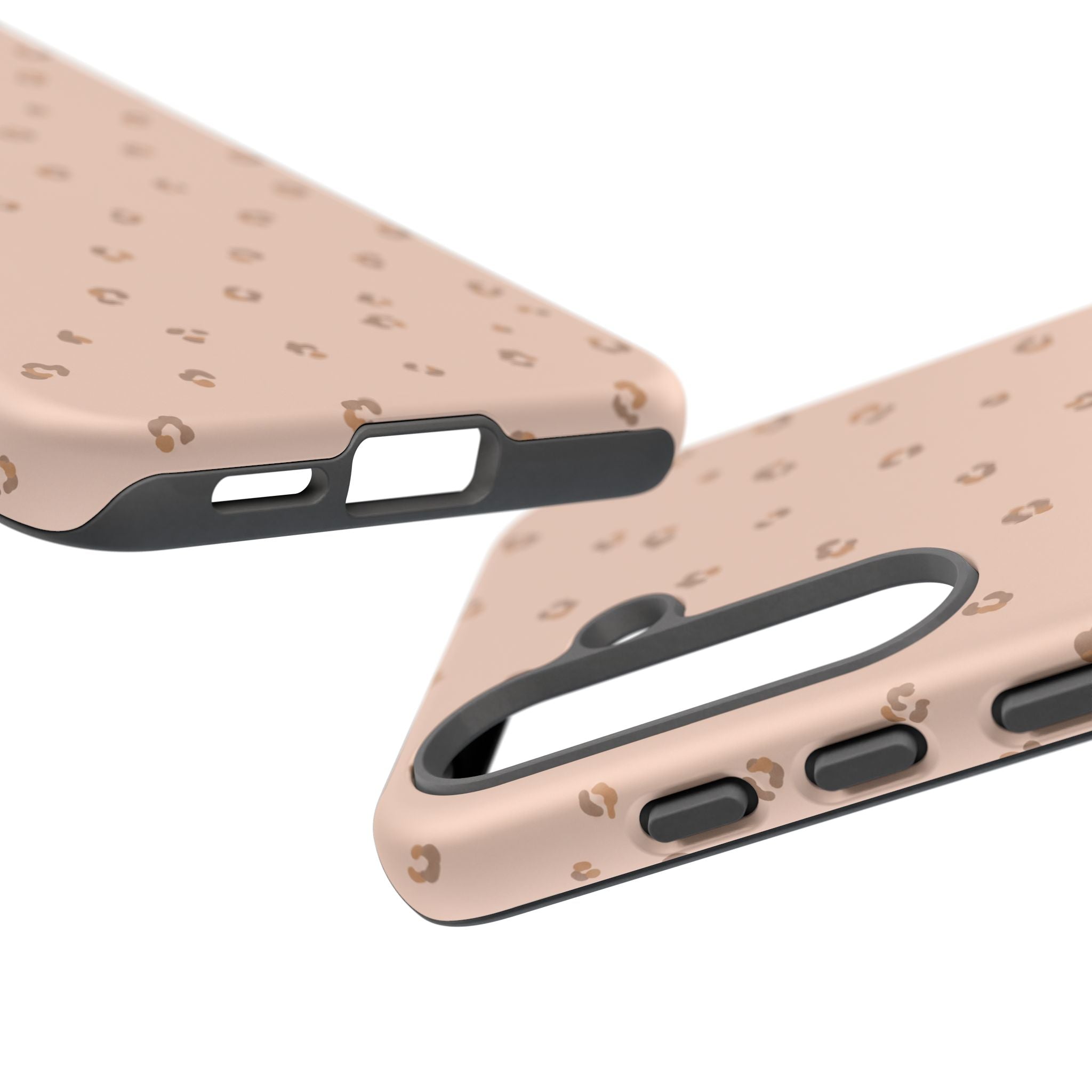 Pink Leopard Phone Case — Soft Blush