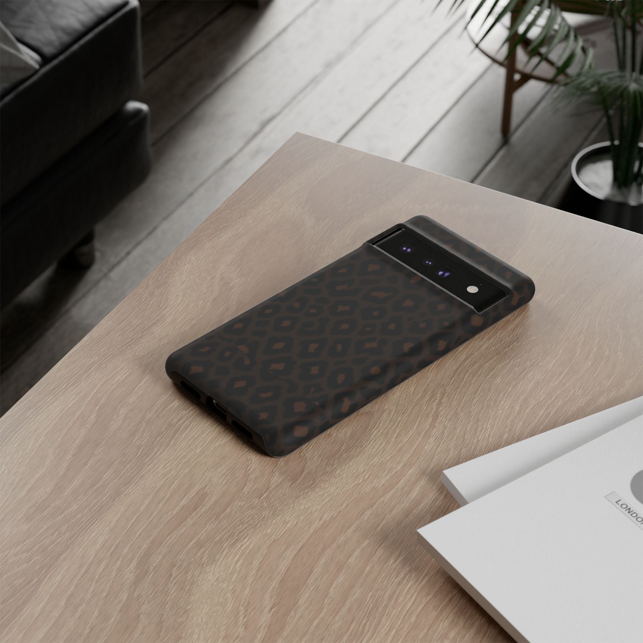 Black Leopard Phone Case — After Dark