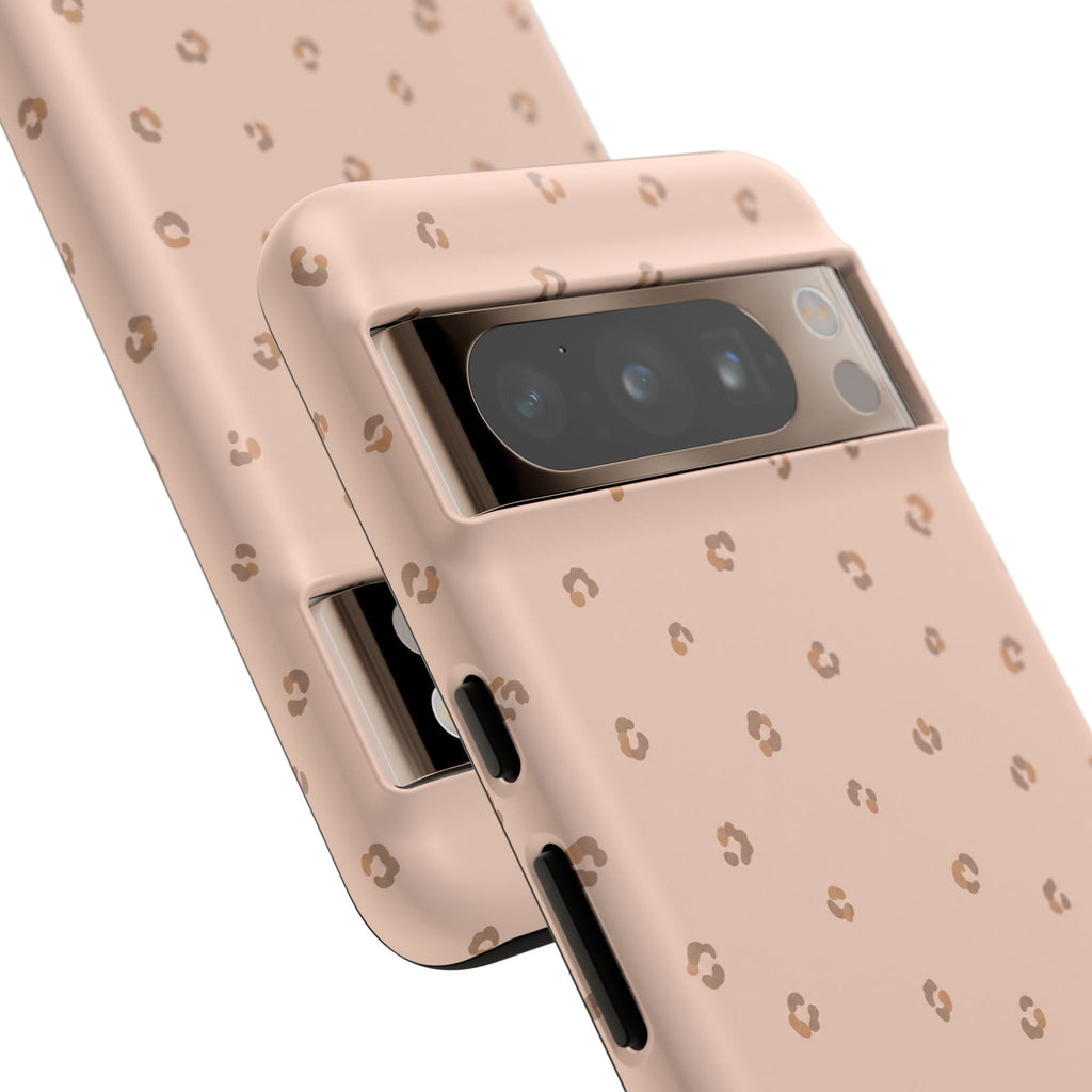 Pink Leopard Phone Case — Soft Blush