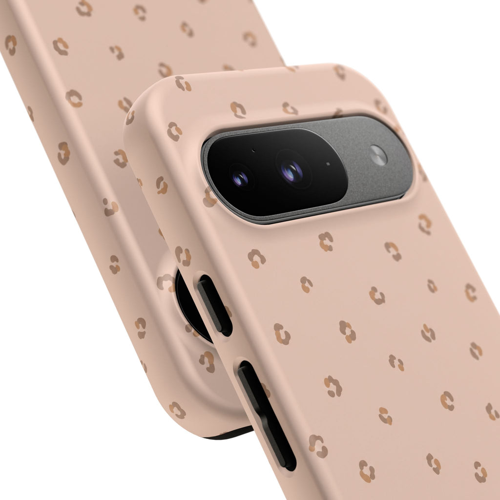 Pink Leopard Phone Case — Soft Blush