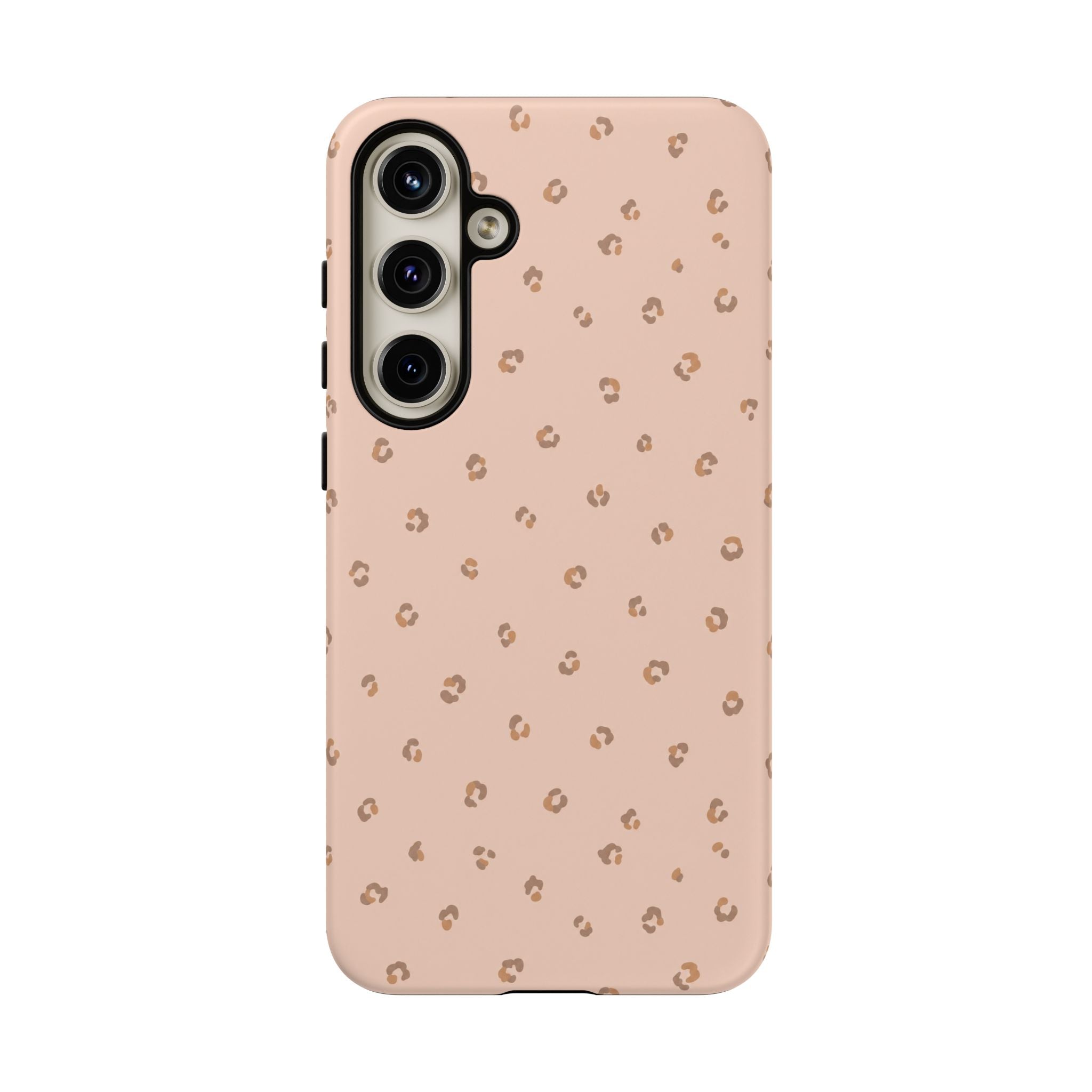 Pink Leopard Phone Case — Soft Blush