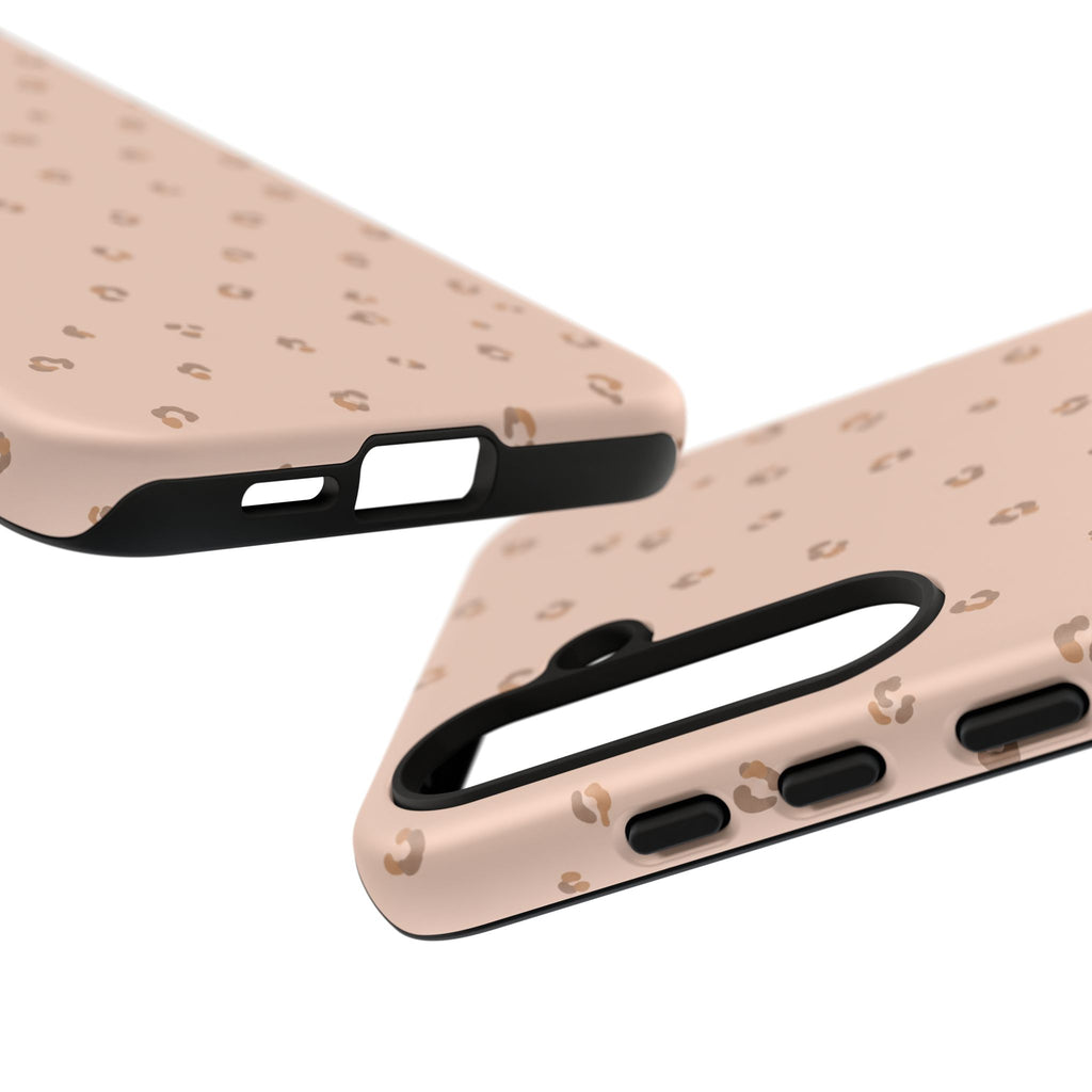 Pink Leopard Phone Case — Soft Blush