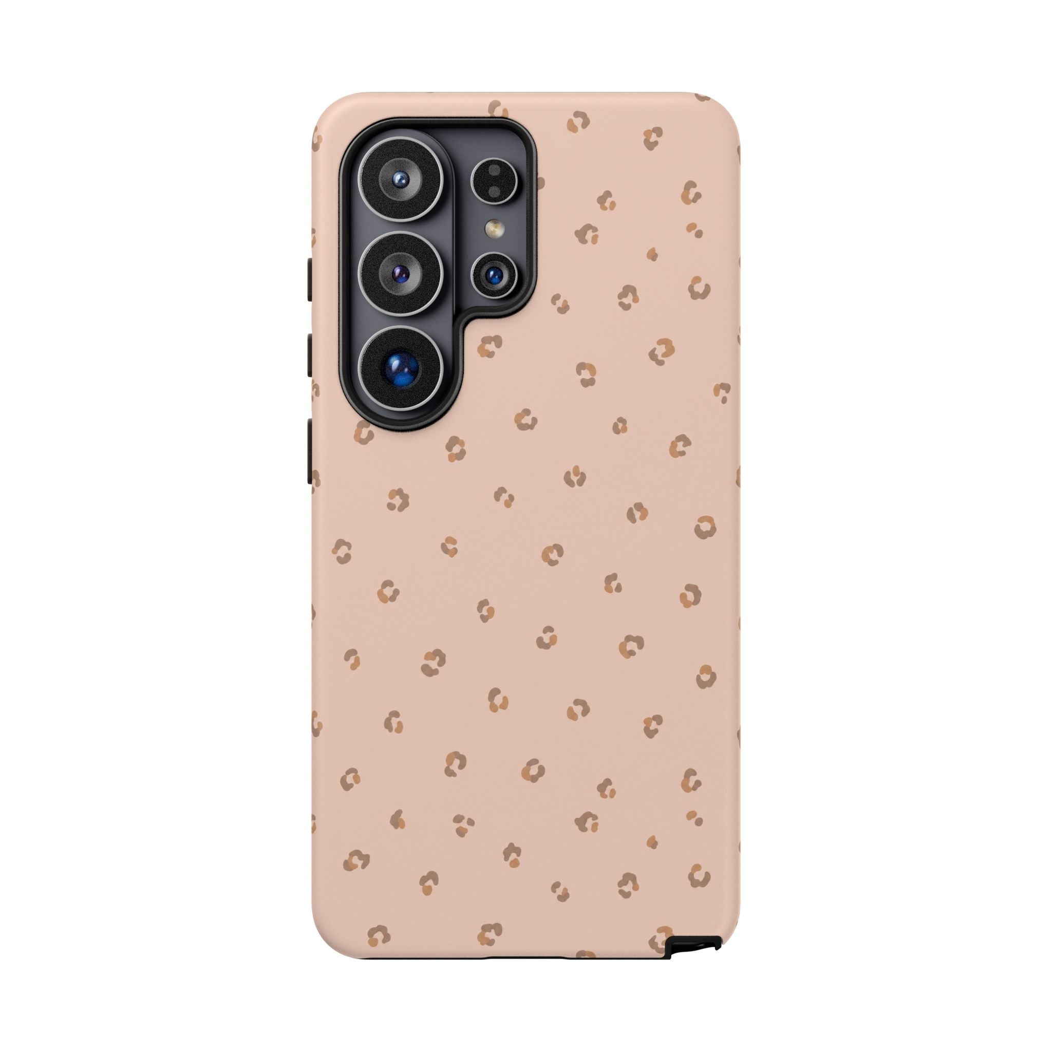 Pink Leopard Phone Case — Soft Blush