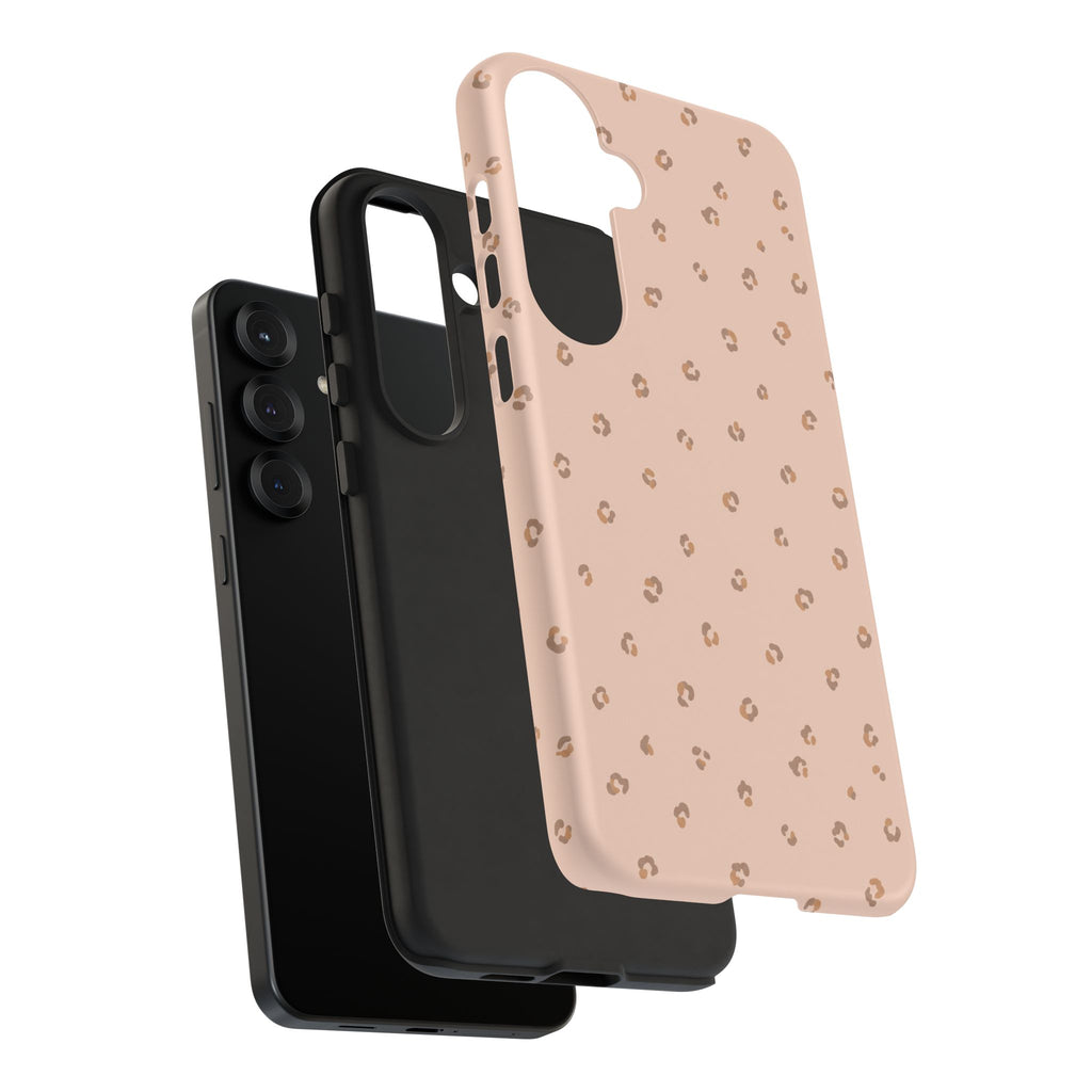 Pink Leopard Phone Case — Soft Blush