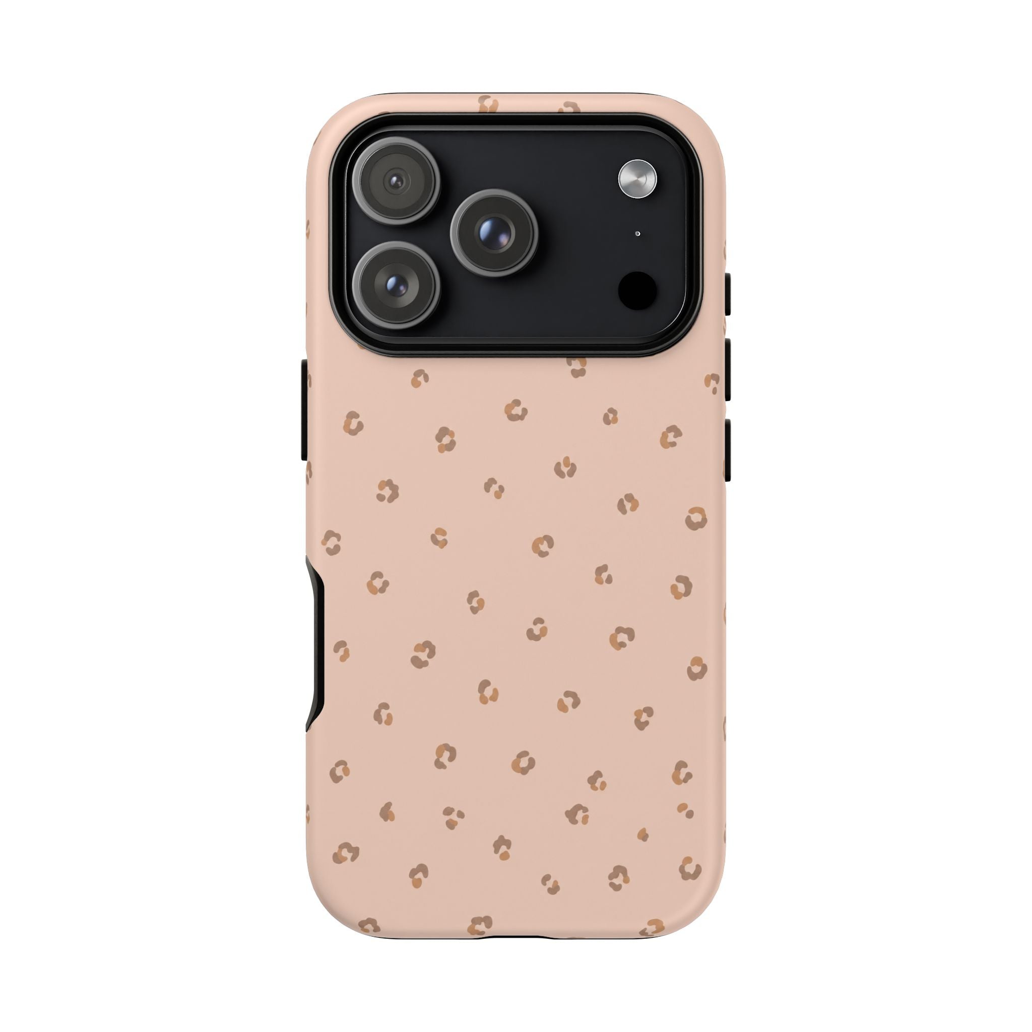 Pink Leopard Phone Case — Soft Blush