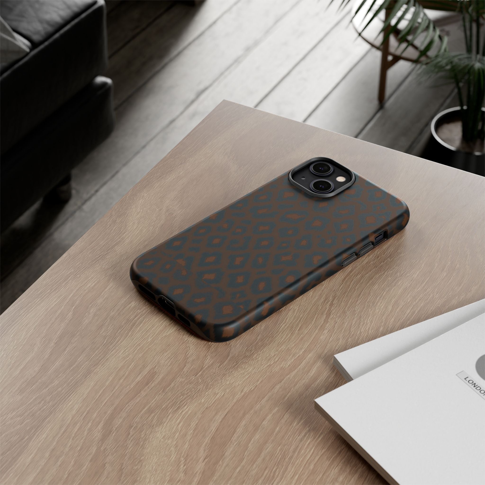 Black Leopard Phone Case — After Dark