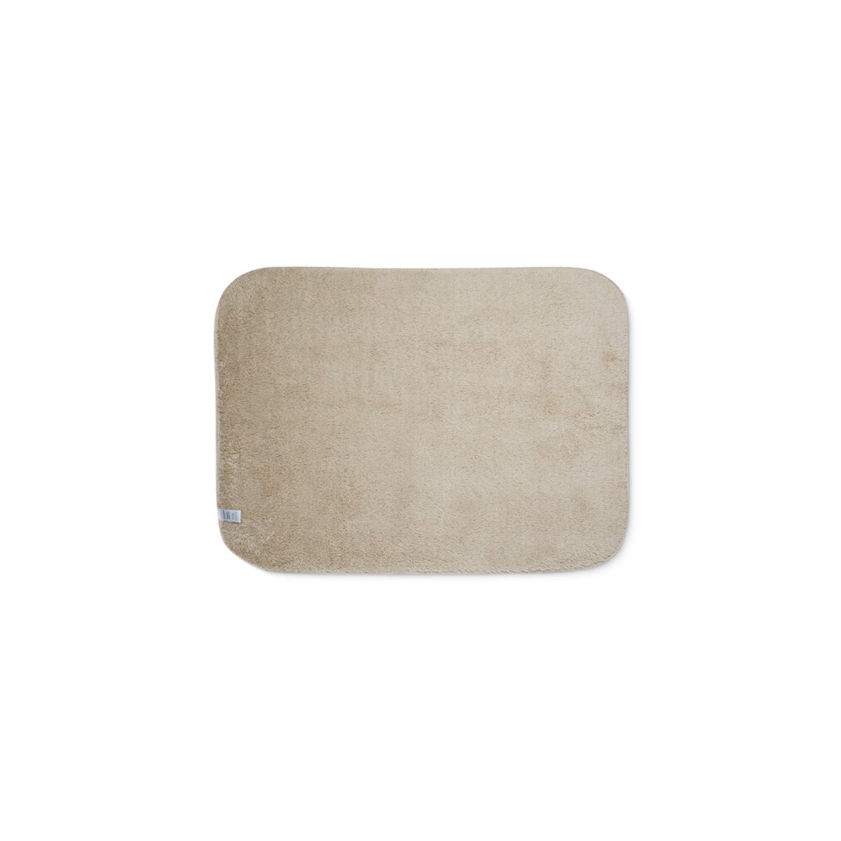 Fawn deer print blanket detail — creamy white dapples on russet tan