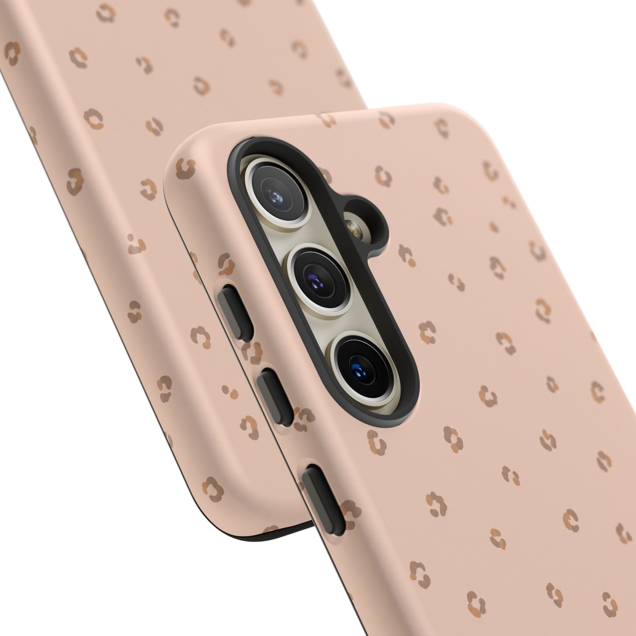 Pink Leopard Phone Case — Soft Blush