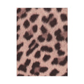 Blush leopard print toddler blanket in soft pink, photoreal animal print