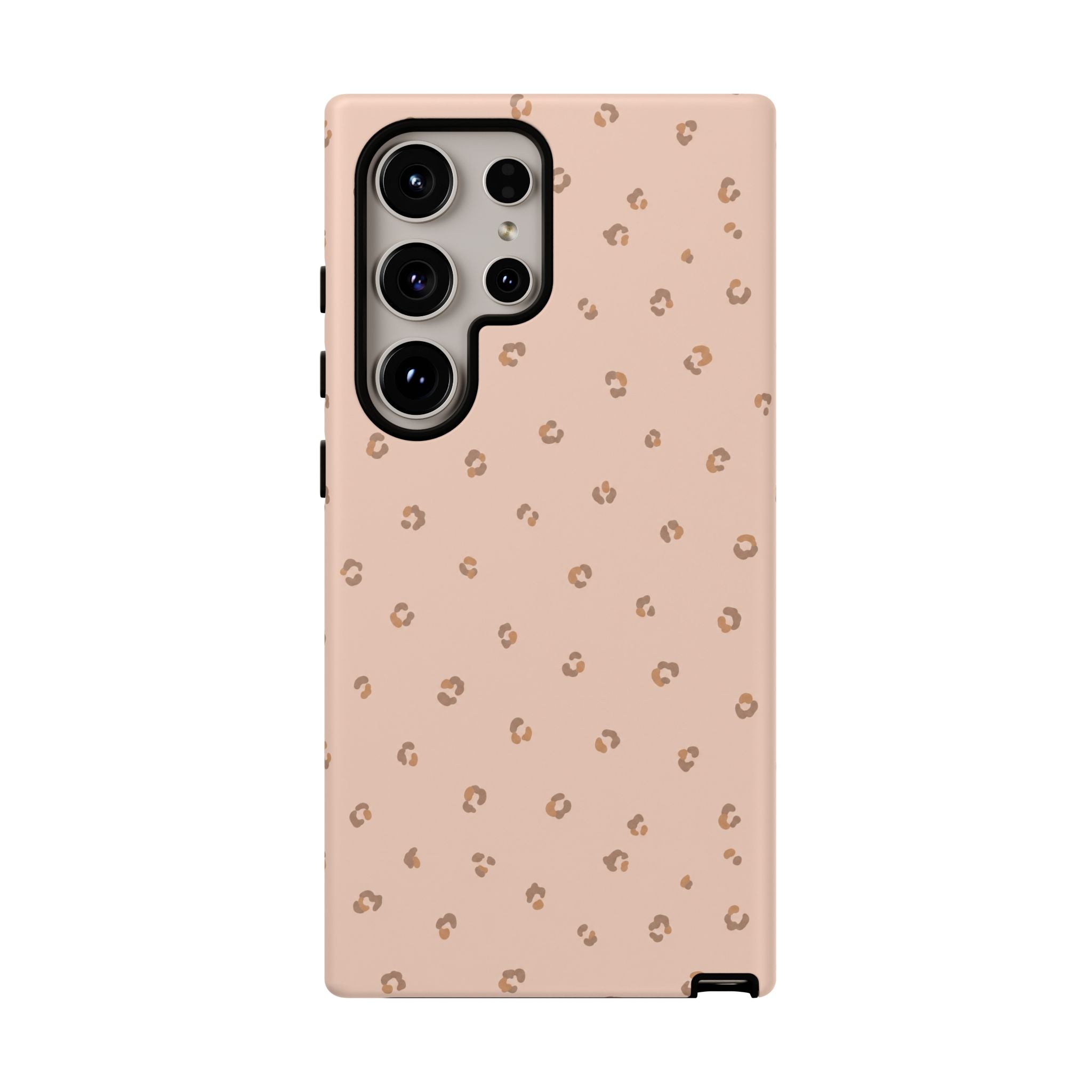 Pink Leopard Phone Case — Soft Blush