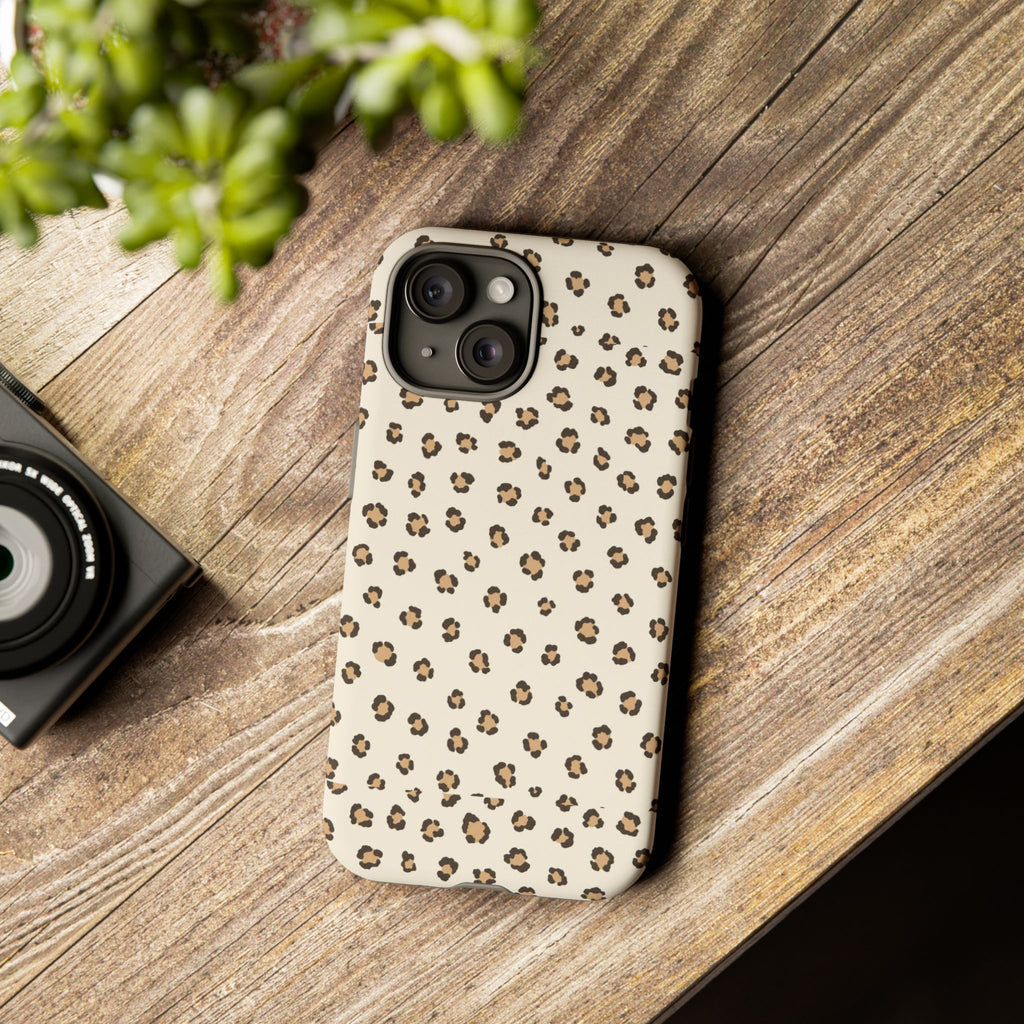 Cheetah Print Phone Case — Warm Neutral