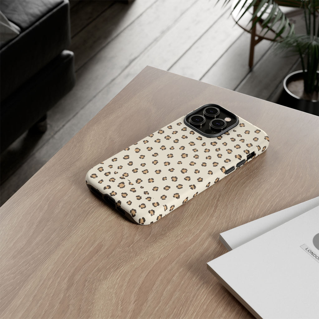 Cheetah Print Phone Case — Warm Neutral