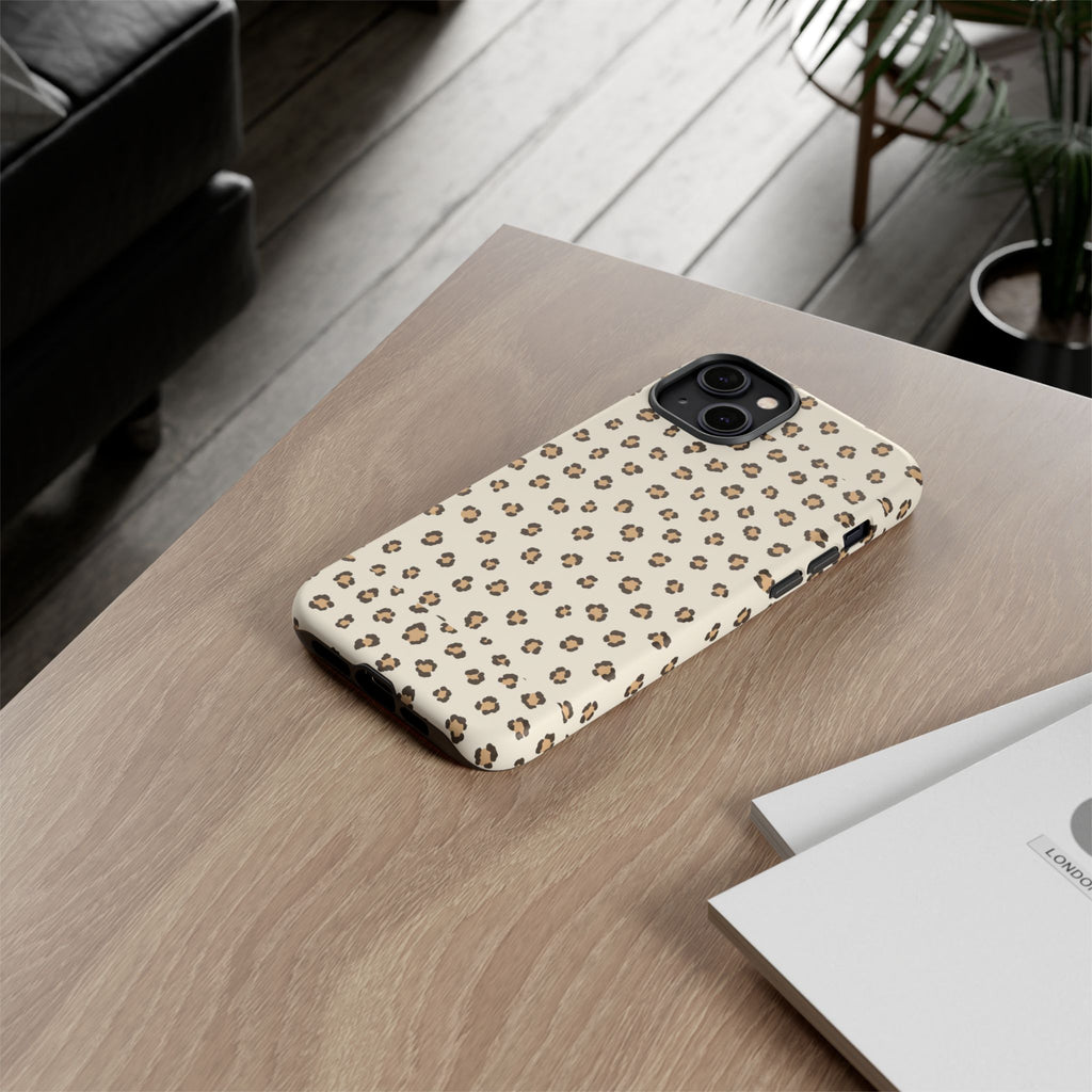 Cheetah Print Phone Case — Warm Neutral