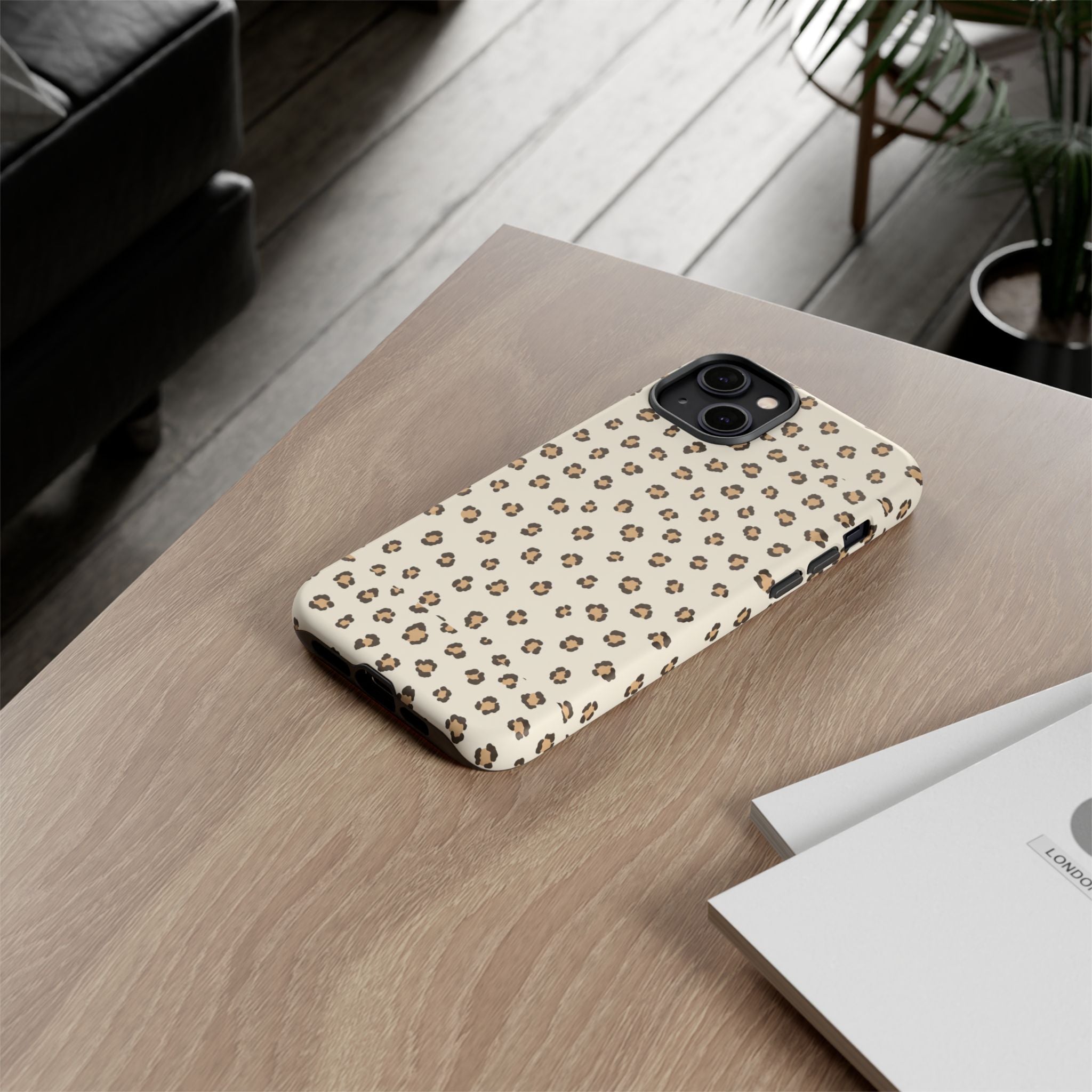 Cheetah Print Phone Case — Warm Neutral