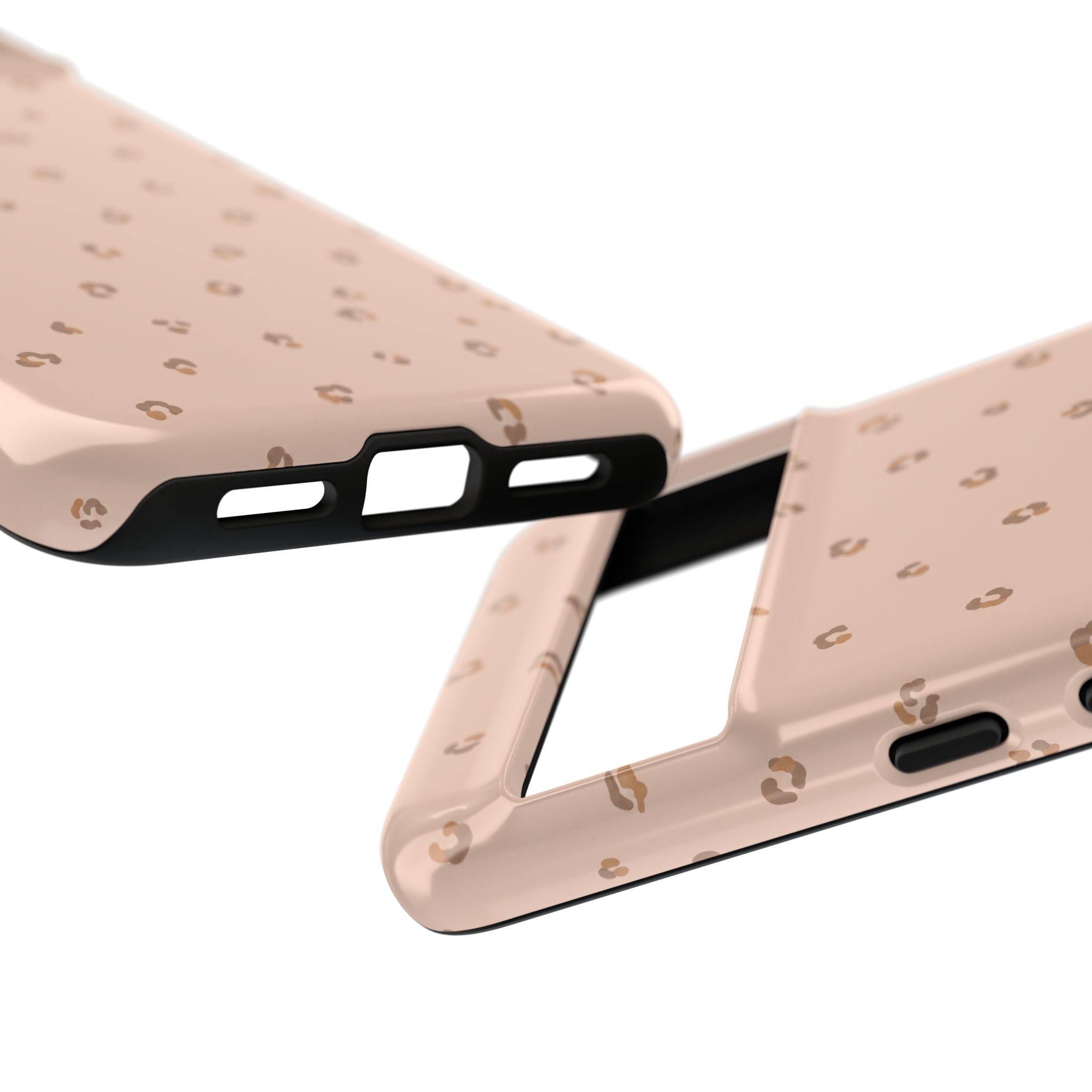 Pink Leopard Phone Case — Soft Blush