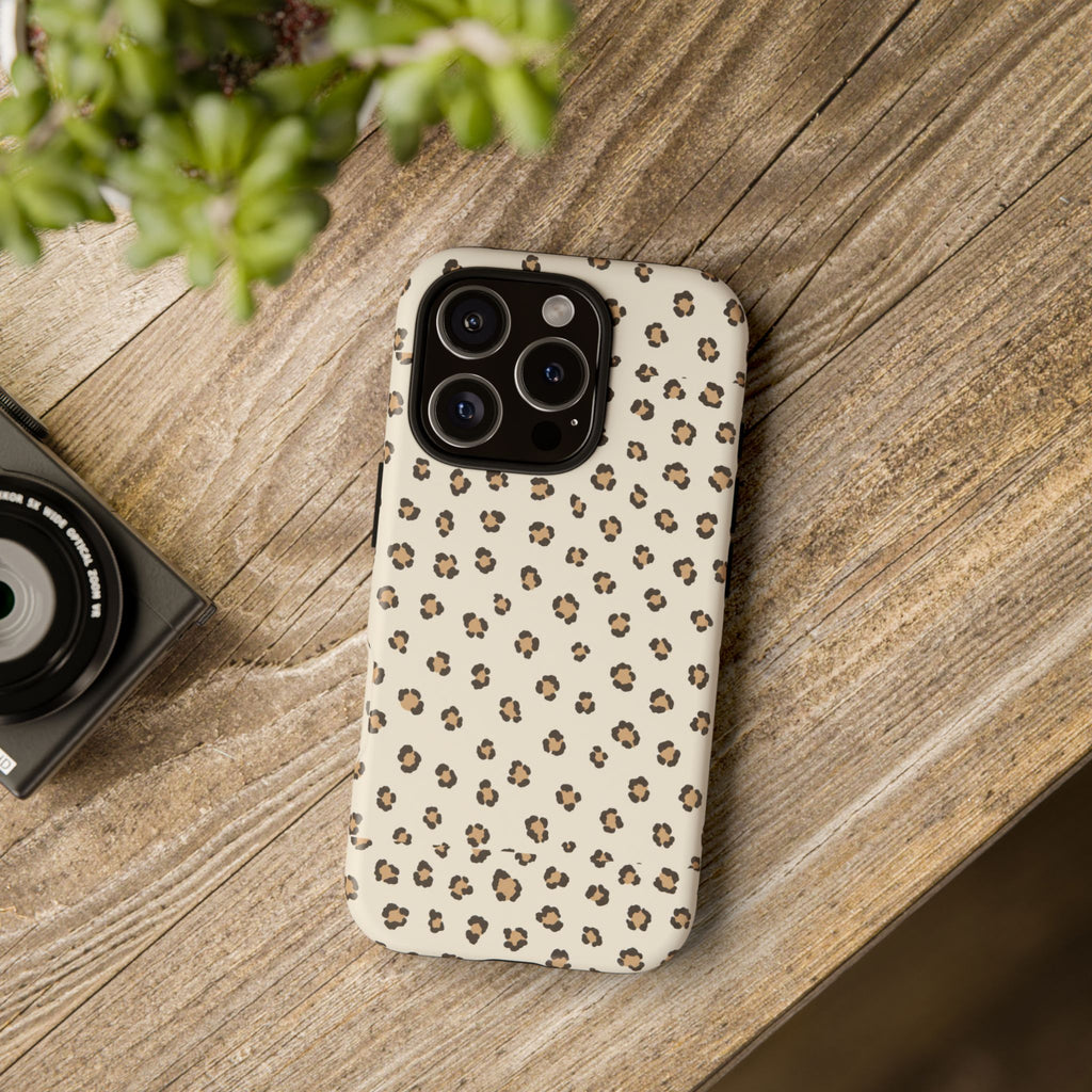 Cheetah Print Phone Case — Warm Neutral