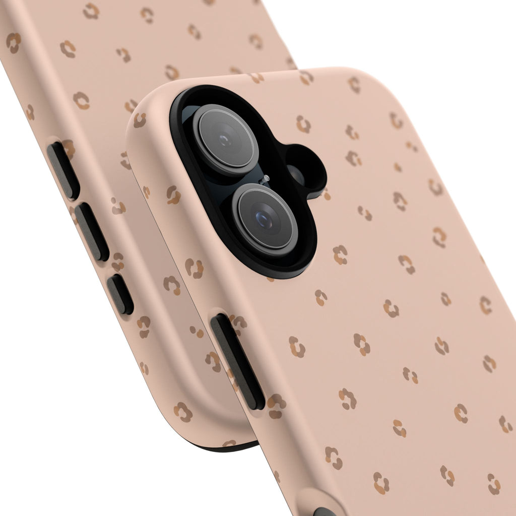 Pink Leopard Phone Case — Soft Blush