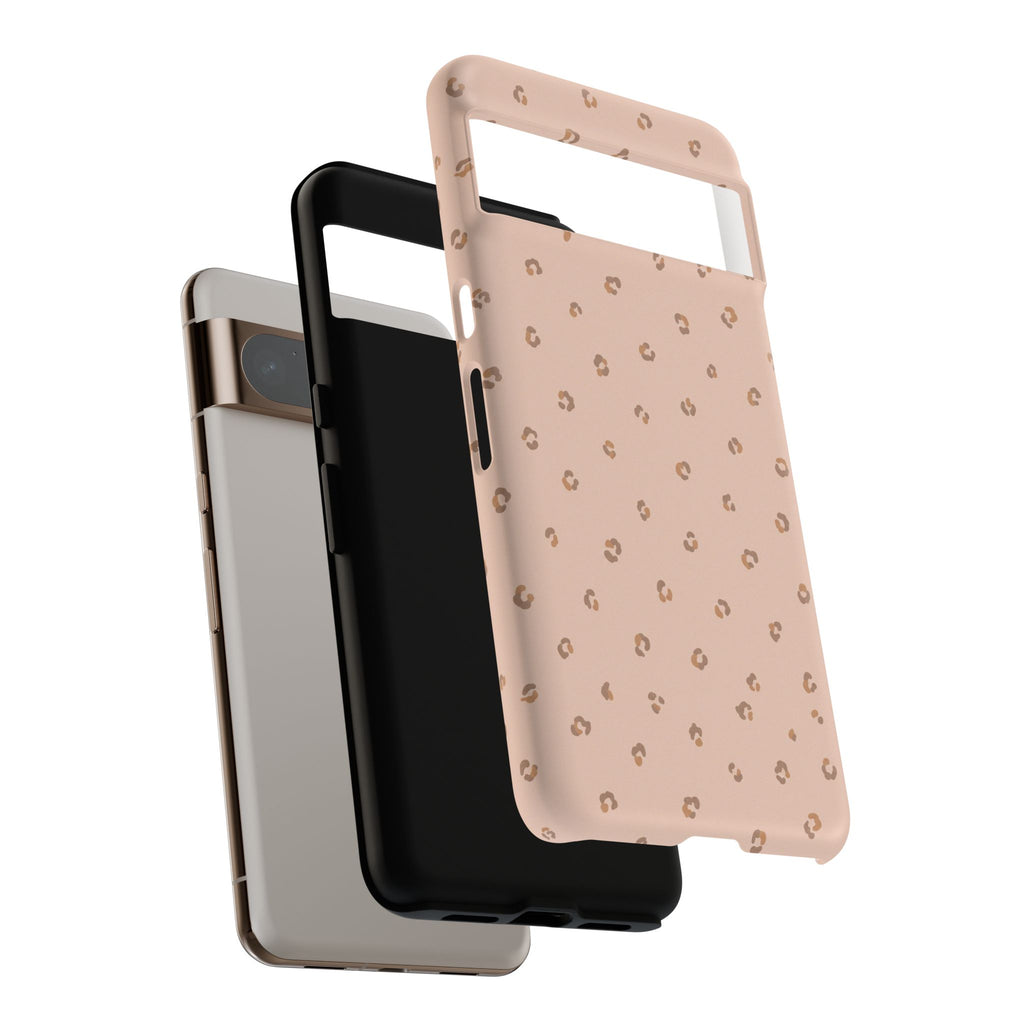 Pink Leopard Phone Case — Soft Blush