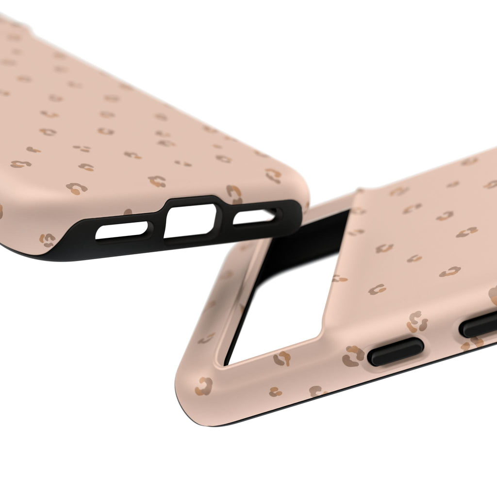 Pink Leopard Phone Case — Soft Blush