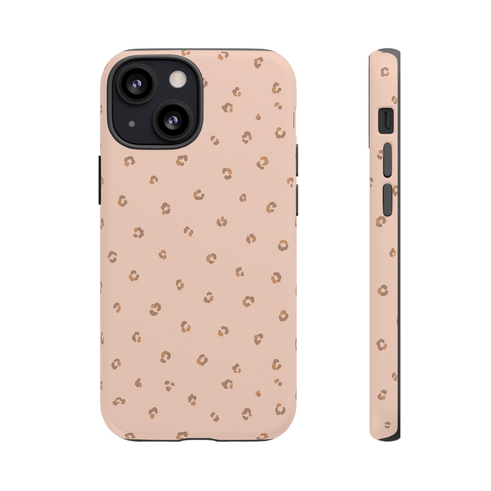 Pink Leopard Phone Case — Soft Blush