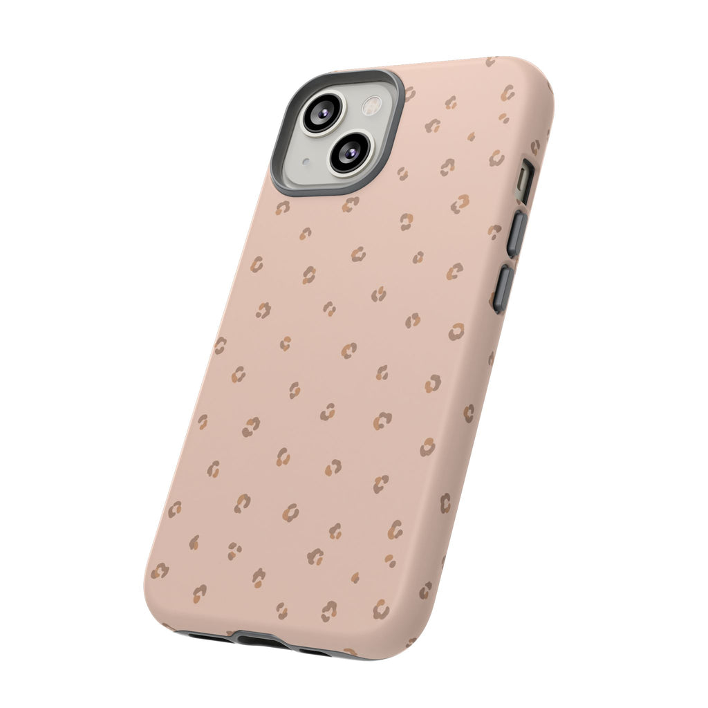 Pink Leopard Phone Case — Soft Blush